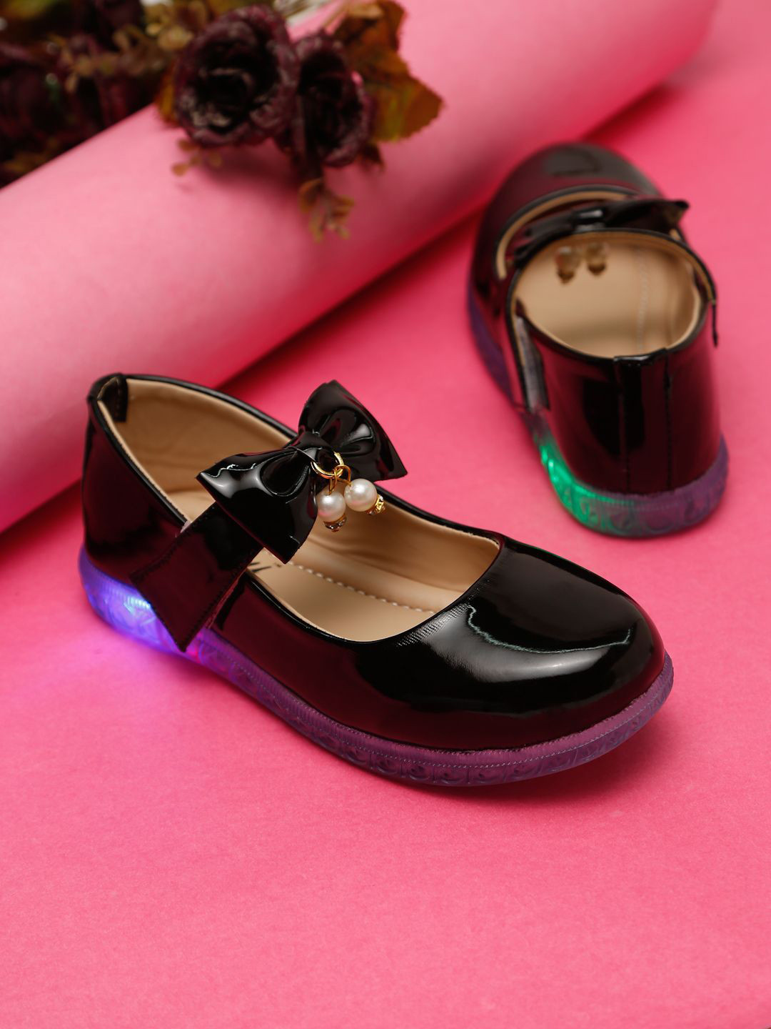 Tiny Bugs Girls Party Fashion with Bows Flats