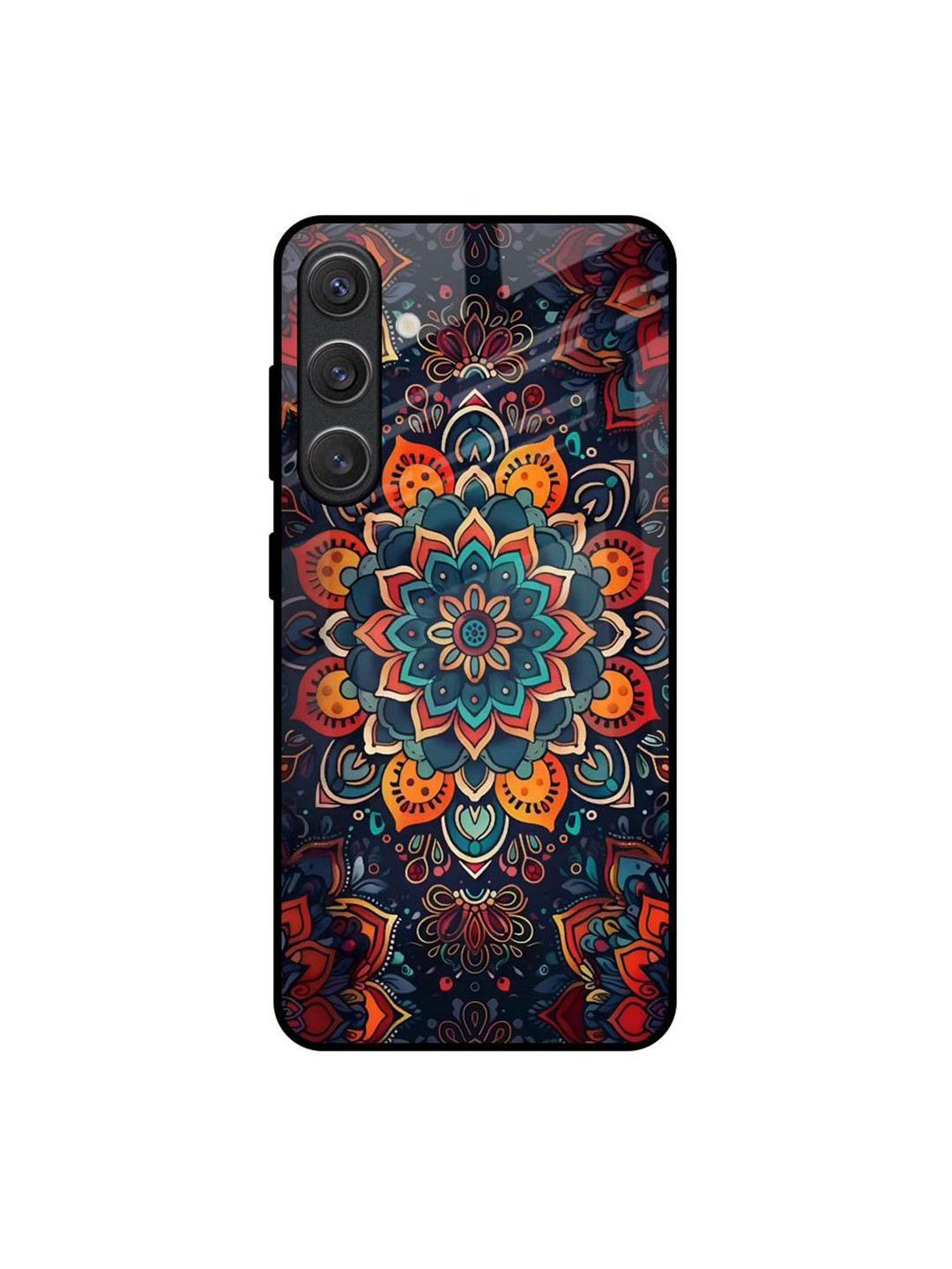 QRIOH Boho Orbit Printed Sleek & Lightweight Silicone Samsung Galaxy S25 Plus 5G Back Case