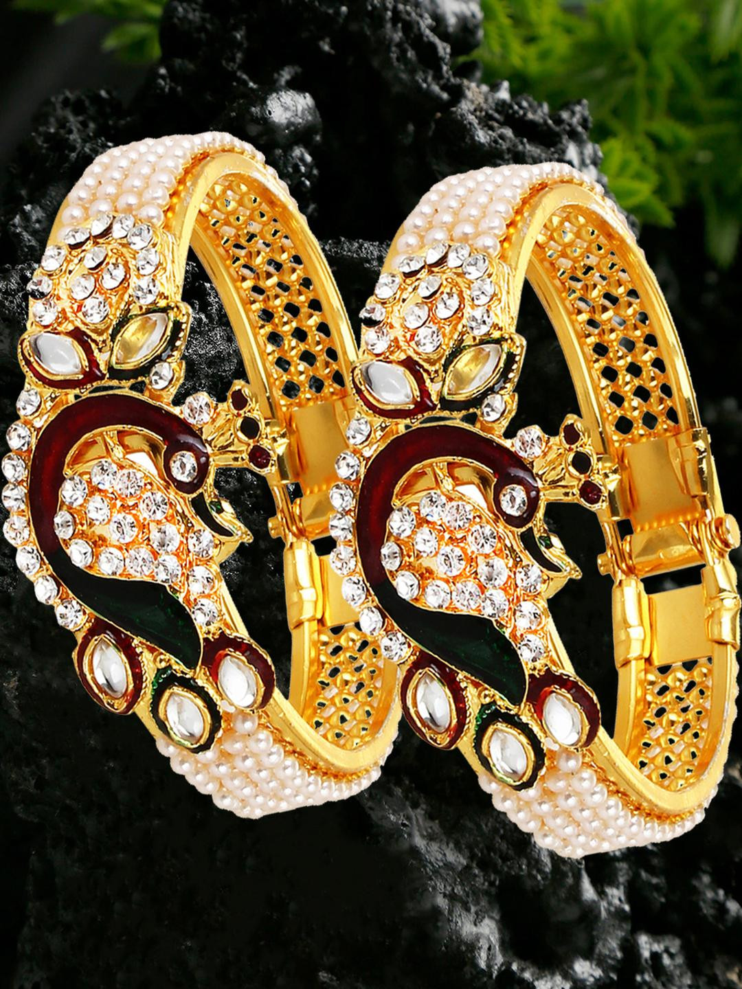 Shayna Multi-Coloured Alloy Bangle