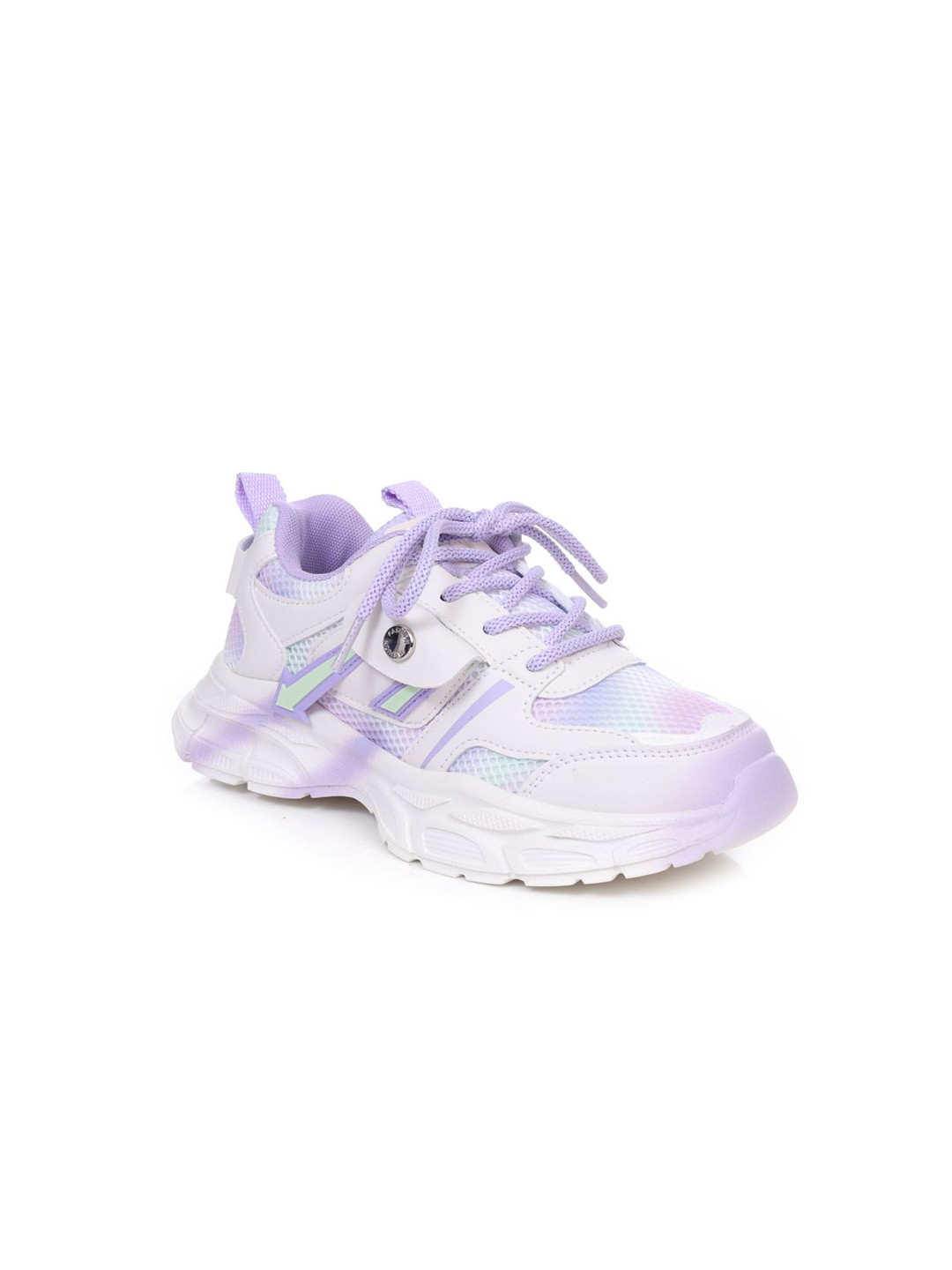 ZOOMBIE Girls PU Lace-Ups Sneakers