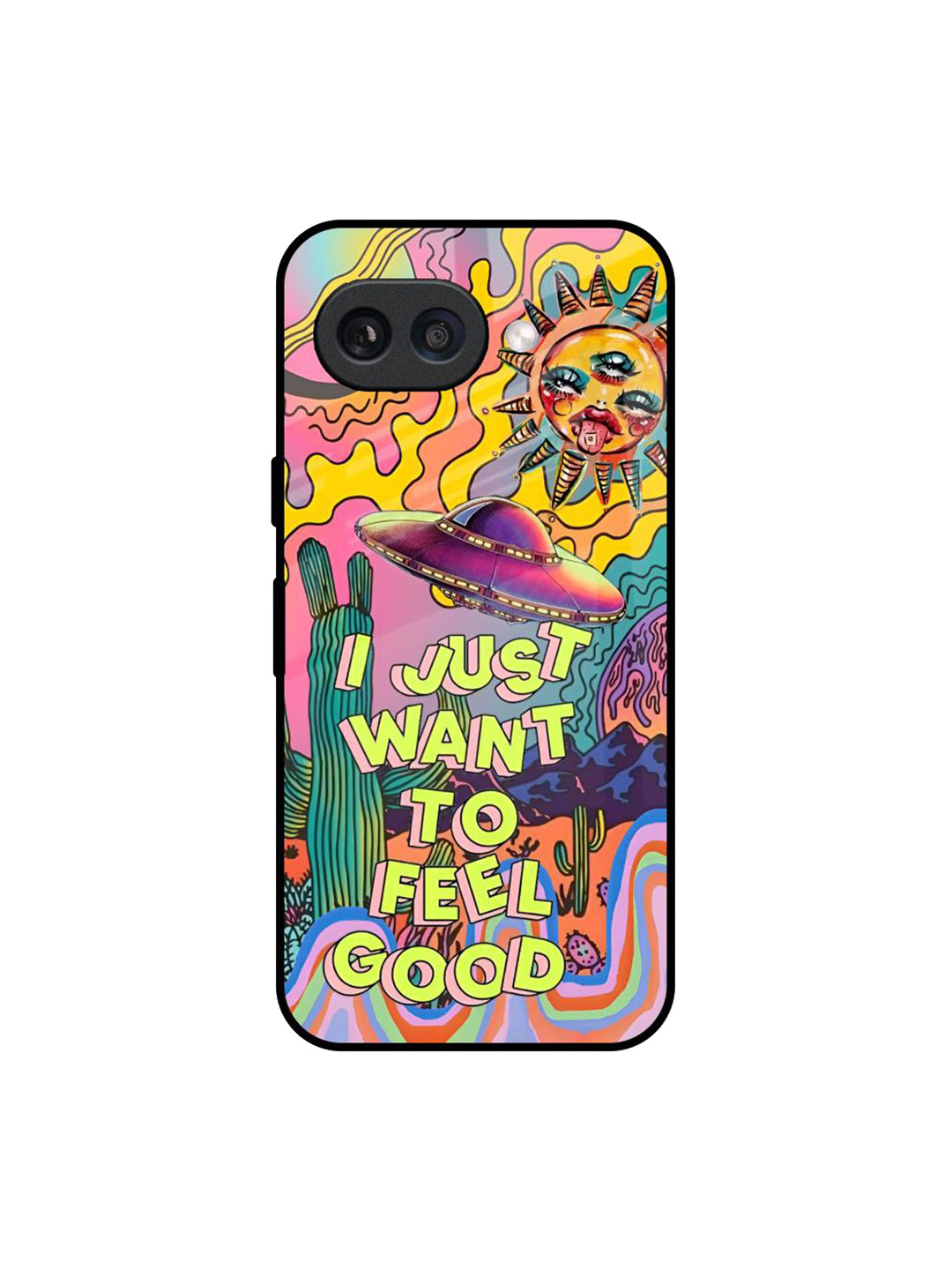 QRIOH Space Trip Printed Google Pixel 9A Silicone Back Case