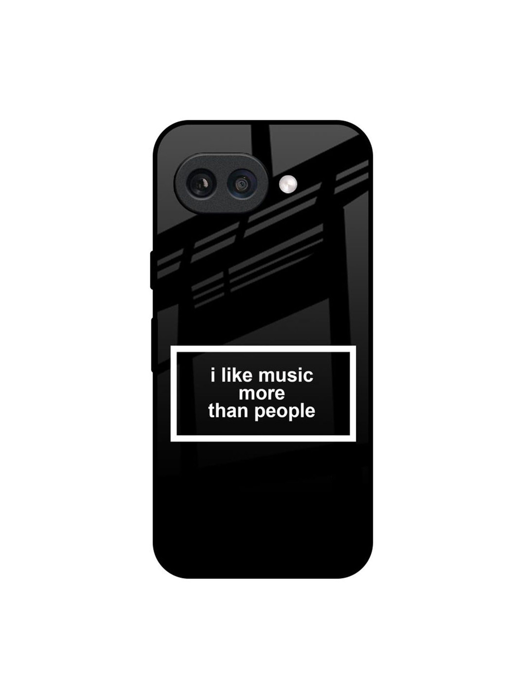 QRIOH Typography Printed Google Pixel 9A Glass Back Case