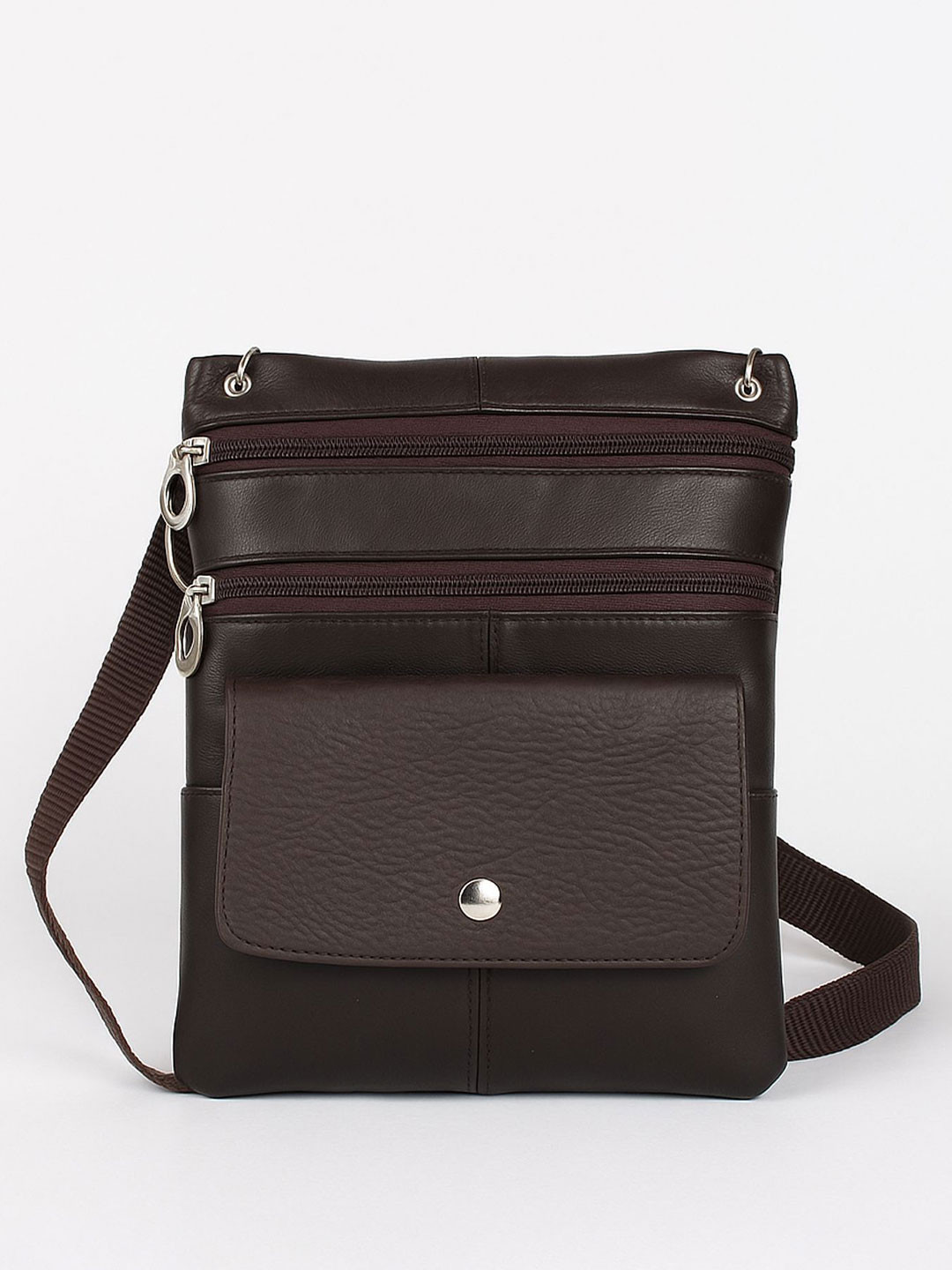 CIMONI Women Solid Leather Sling Bag