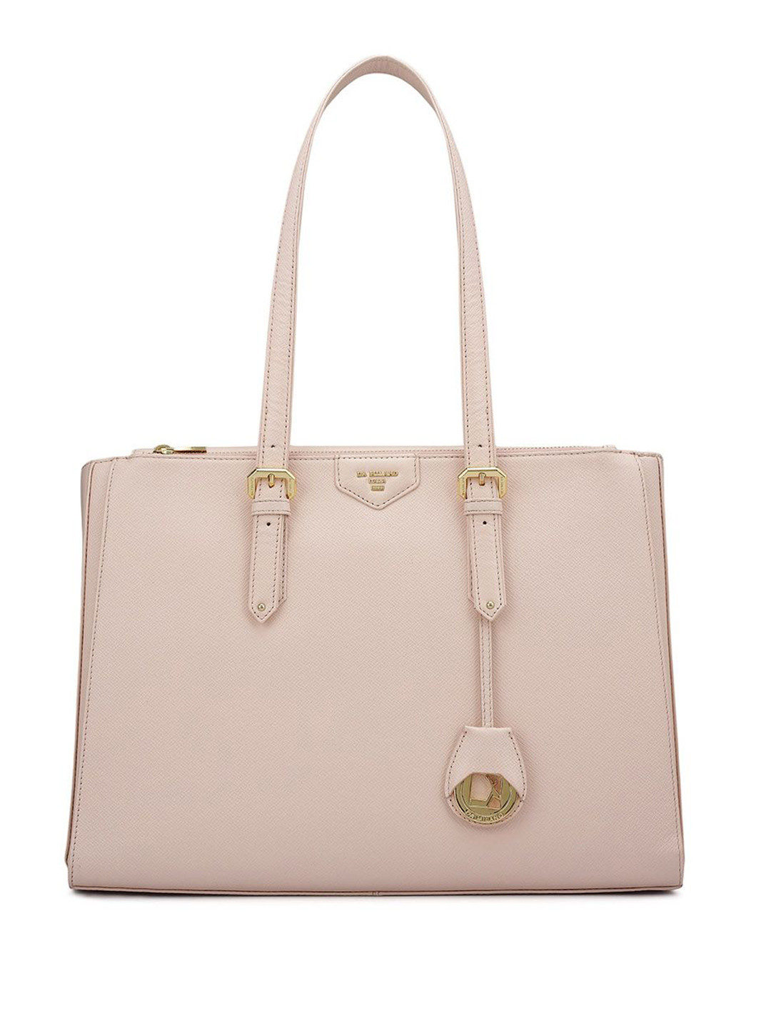 Da Milano LB-00457 Women Solid Structured Leather Shoulder Bag