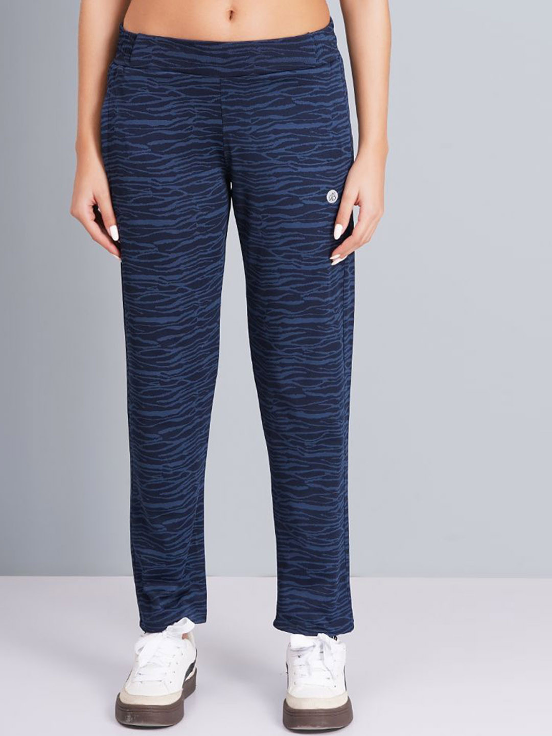 BRILLCO BIZZ Printed Yoga Flared Track Pants