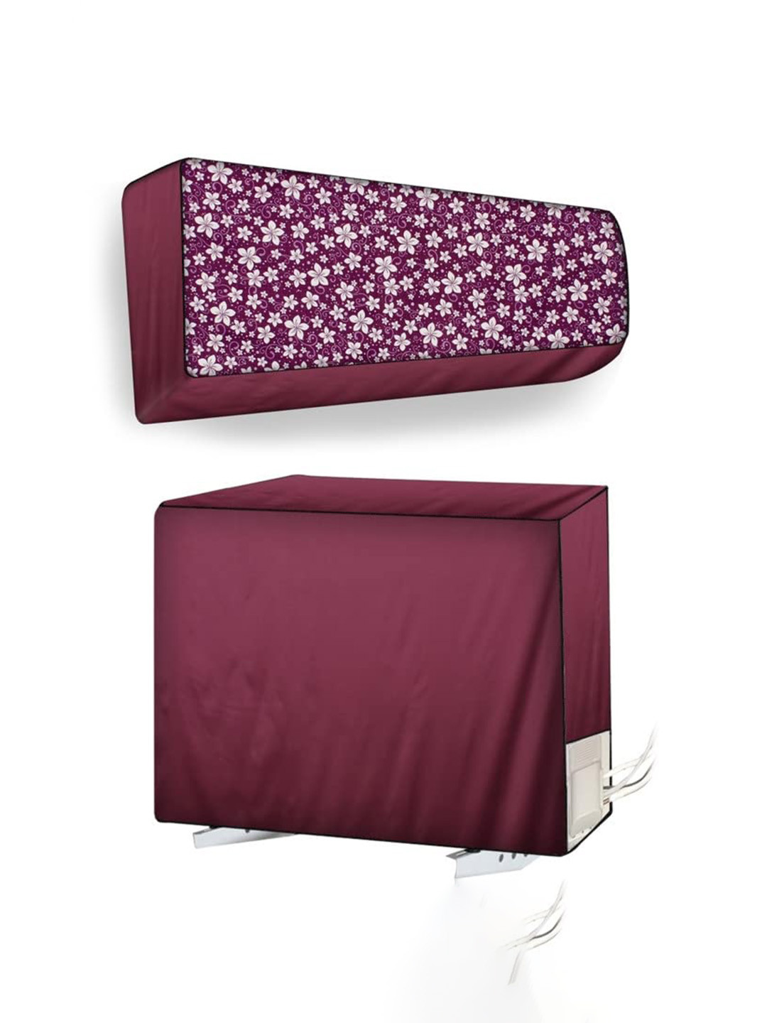 The Furnishing Tree Split AC Cover Set of Indoor and Outdoor Unit Used for 1.5 Ton Bluestar FLU Flo