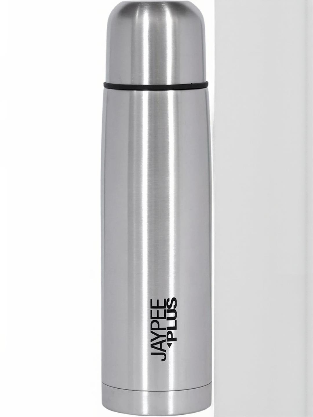 Jaypee Plus Max Silver Steel Hot & Cold Water bottle 1000ml