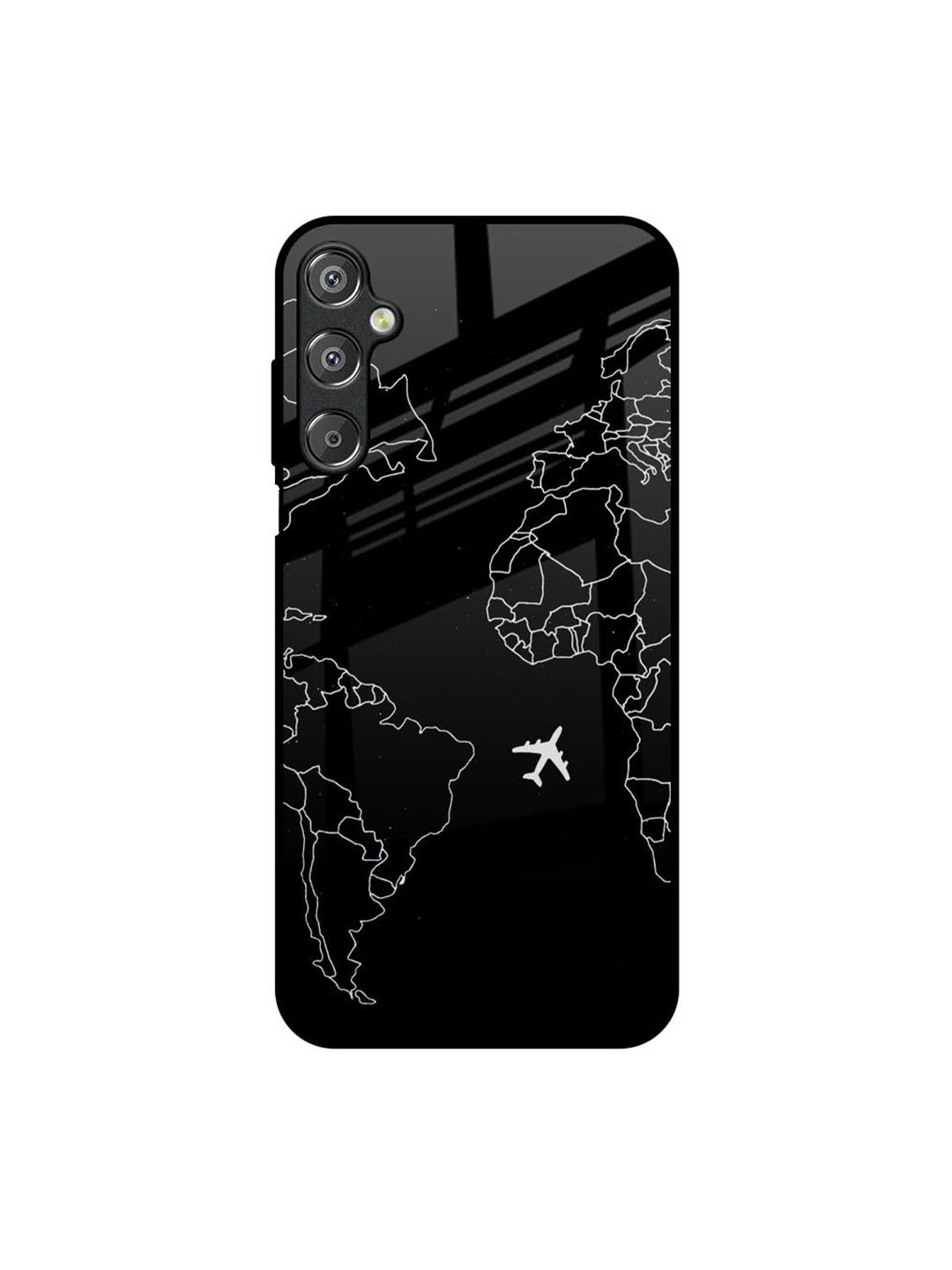 QRIOH Qrioh Dark Samsung Galaxy M15 5G Glass Back Case Mobile Accessories