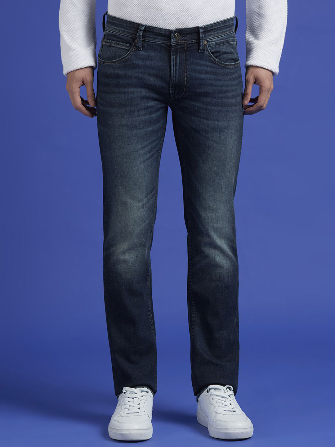 Pepe Jeans Men Vapour Slim Fit Mid-Rise Light Fade Stretchable Powerflex Jeans