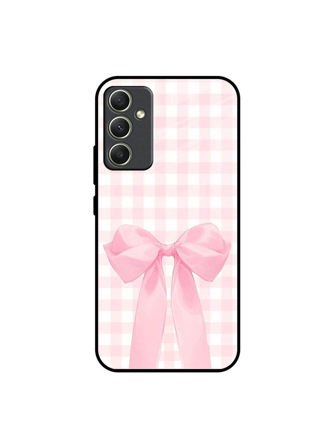 QRIOH Women Bowtique Quirky Printed Samsung Galaxy A34 5G Silicone Back Case