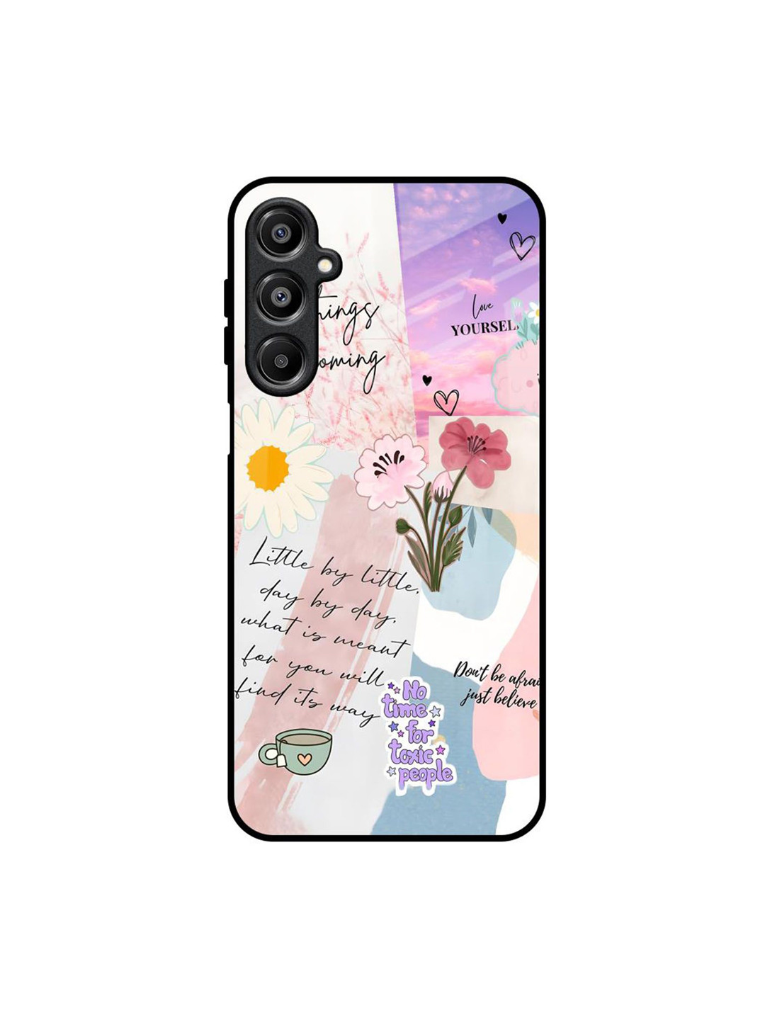 QRIOH Floral Printed Samsung Galaxy A16 5G Back Case