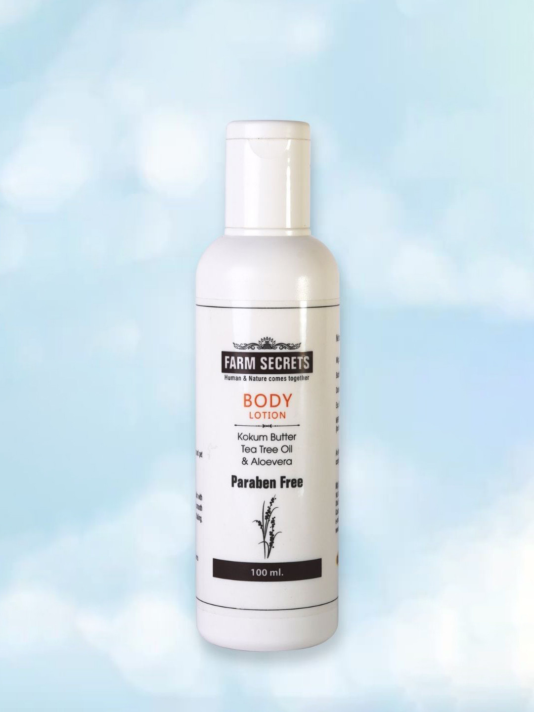 FARM SECRETS Body Lotion With Kokum Butter & Tea Tree Oil- 100 ml