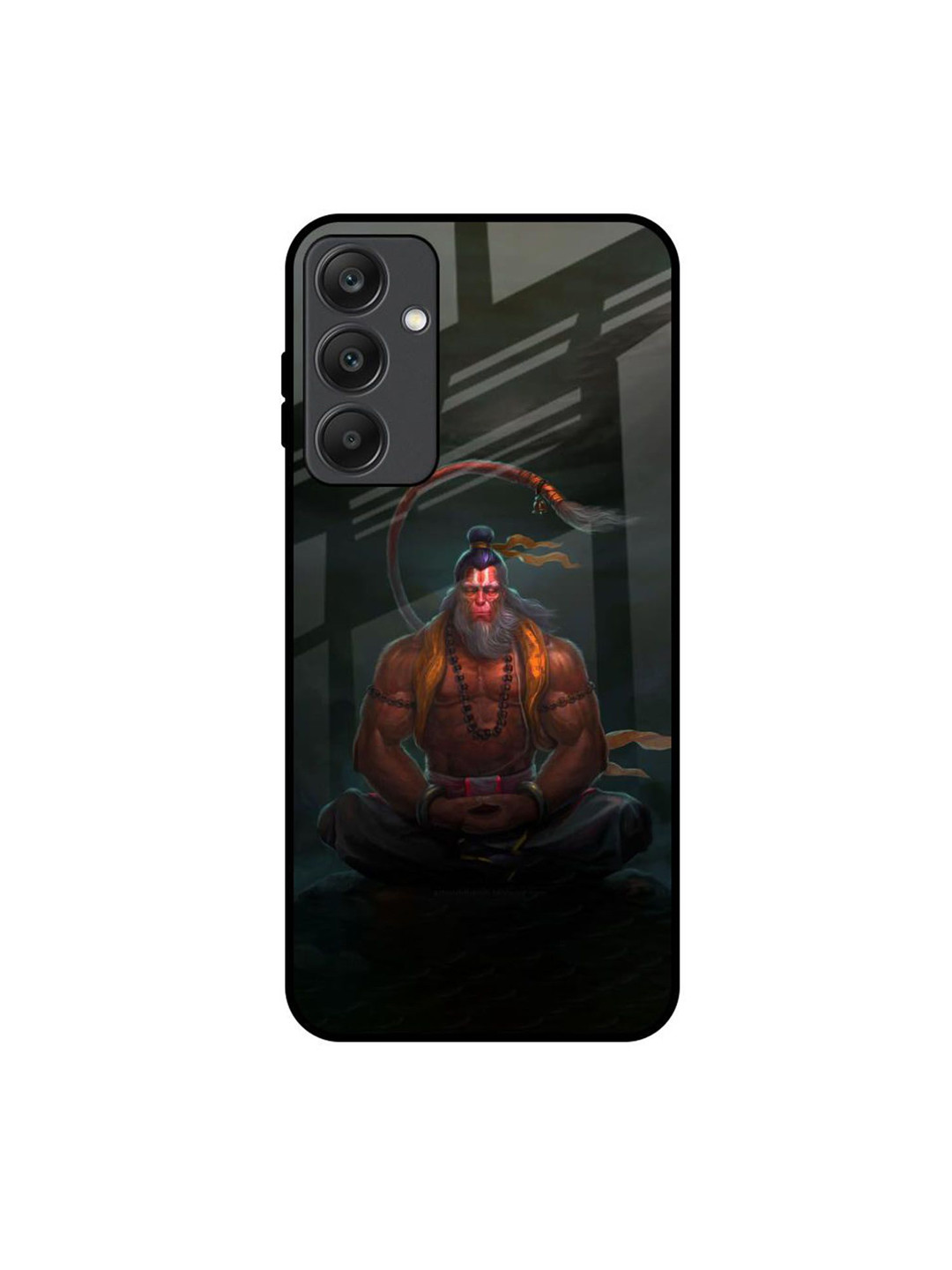 QRIOH Lord Hanuman Printed Sleek & Lightweight Silicone Samsung Galaxy A25 5G Back Case