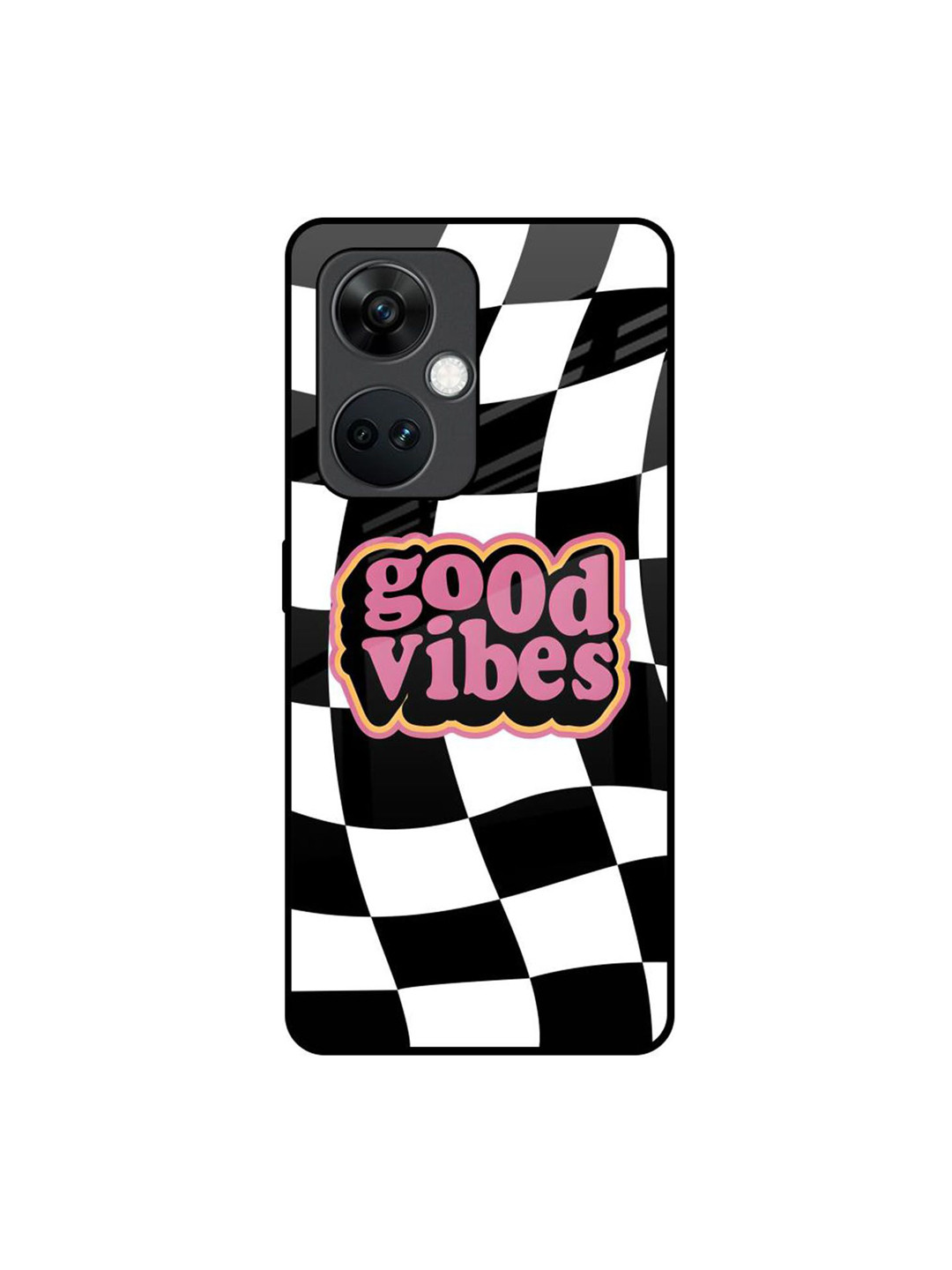 QRIOH Good Vibes Printed OnePlus Nord CE 3 5G Back Case Mobile Accessories