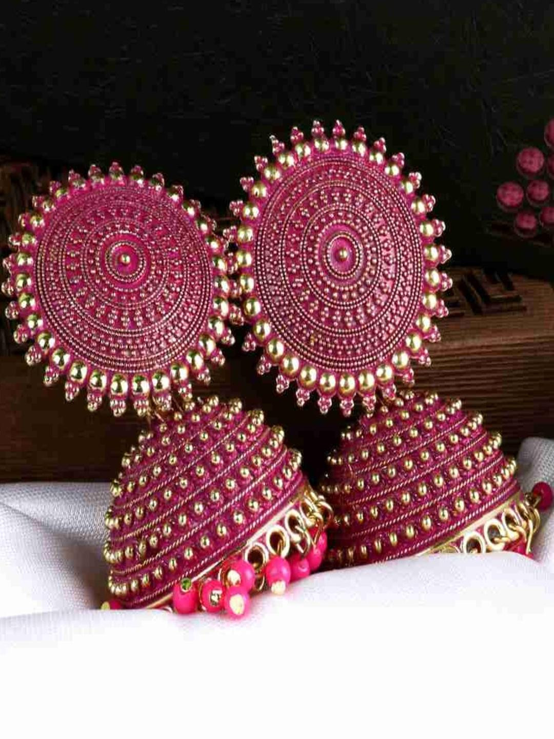 BMINO Dome Shaped Jhumkas Earrings