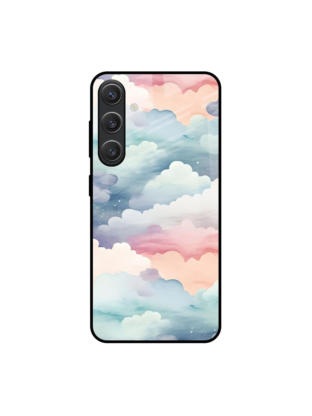 QRIOH Starry Cloud Quirky Printed Samsung Galaxy S25 5G Silicone Back Case