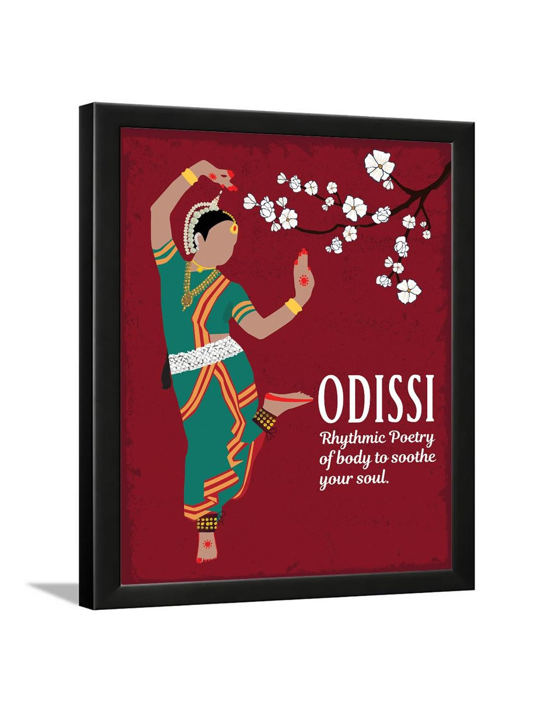 Chaka Chaundh Odissi Dance Quotes Wall Art