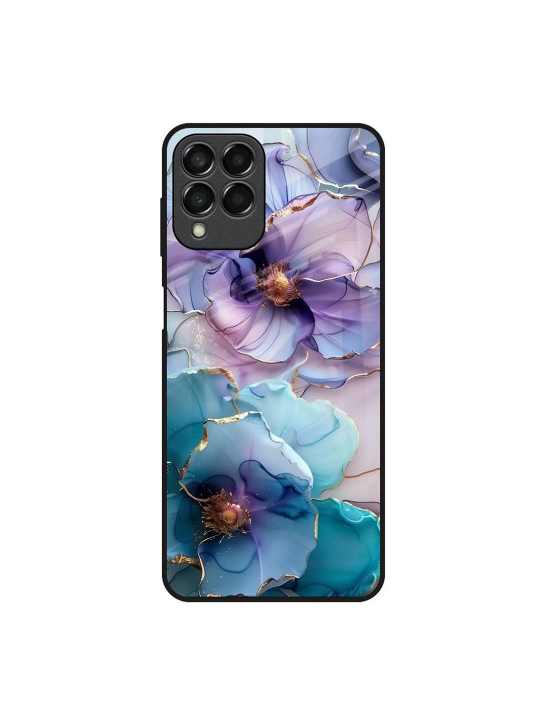 QRIOH Floral Printed Samsung Galaxy M53 5G Back Case Mobile Accessories