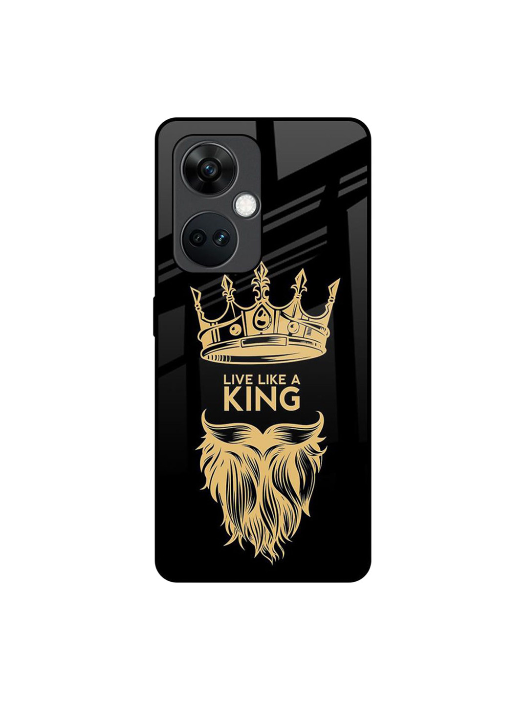 QRIOH King Life Quirky Printed OnePlus Nord CE 3 5G Silicone Back Case