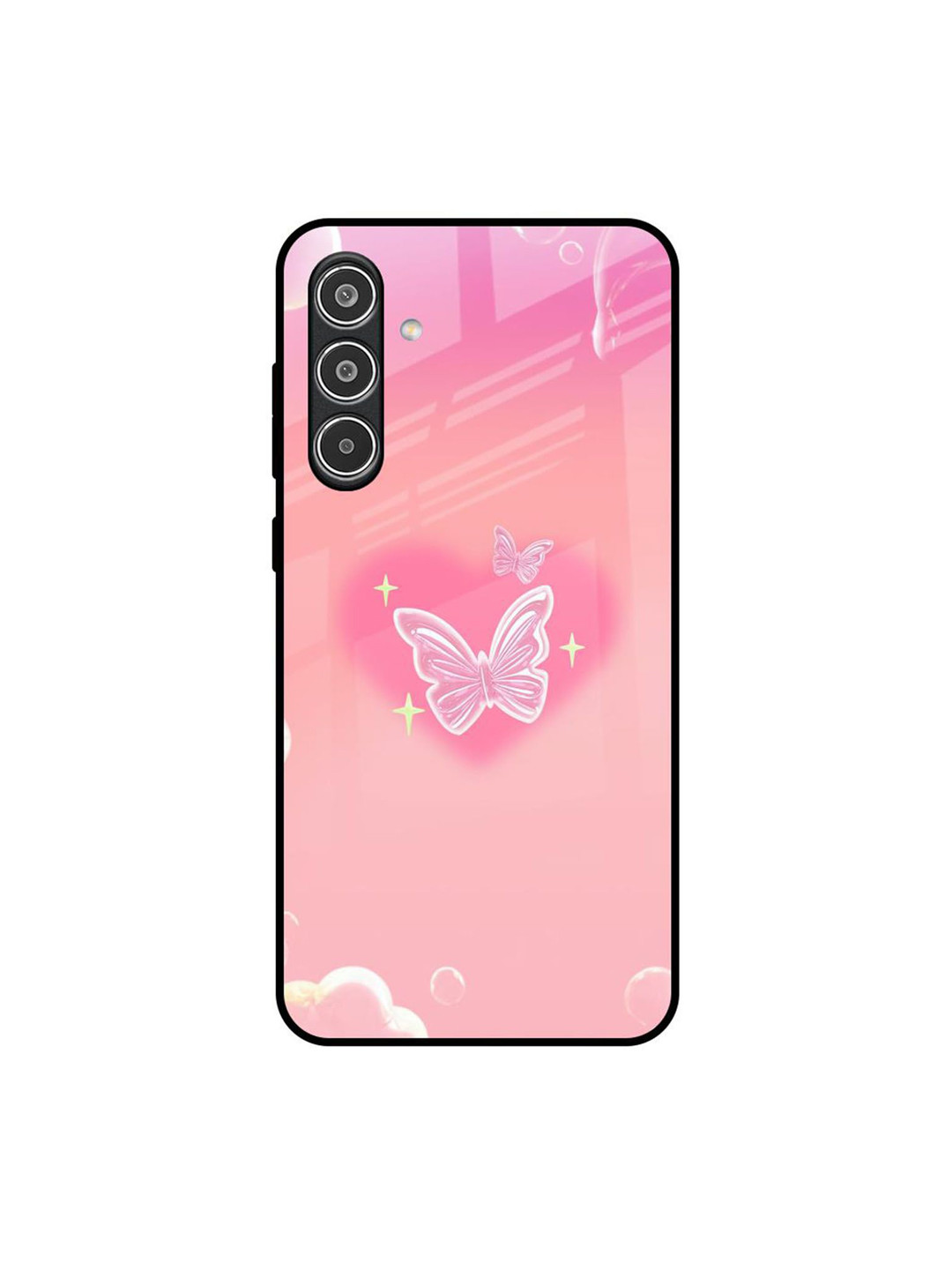 QRIOH Fluttering Bliss Printed Samsung Galaxy A56 5G Silicone Back Case