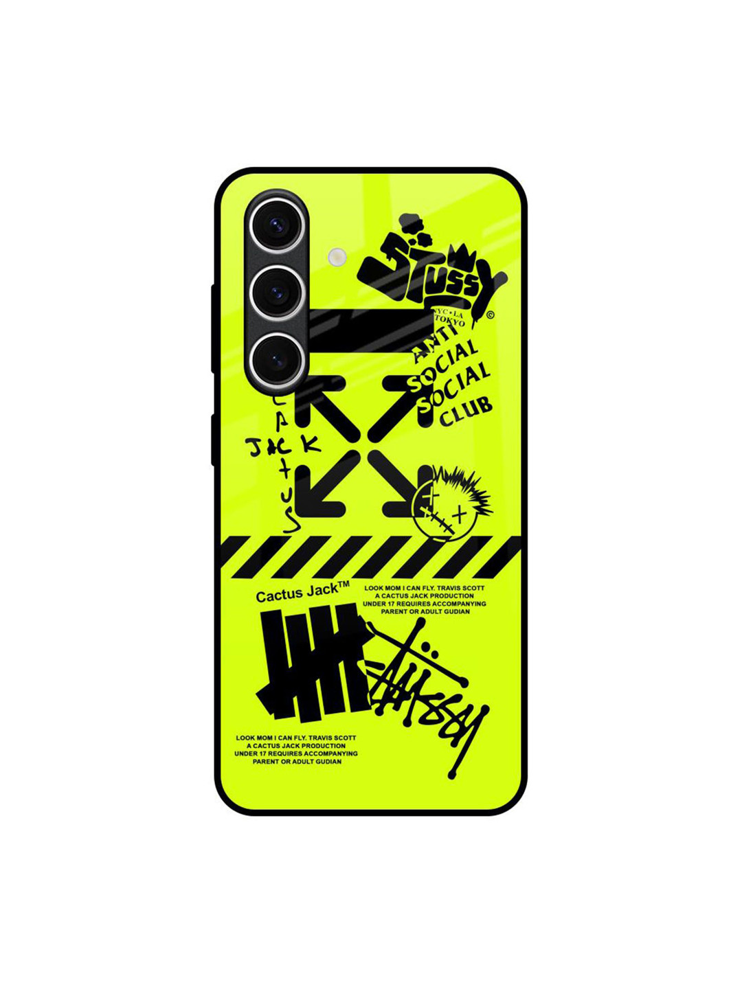 QRIOH Jack Club Quirky Printed Samsung Galaxy S24 FE 5G Silicone Back Case