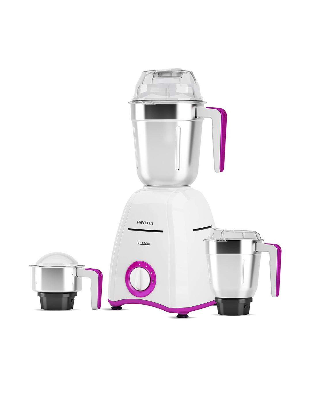 Havells Klassic Pink, White 750 W 3 Jars Mixer Grinder