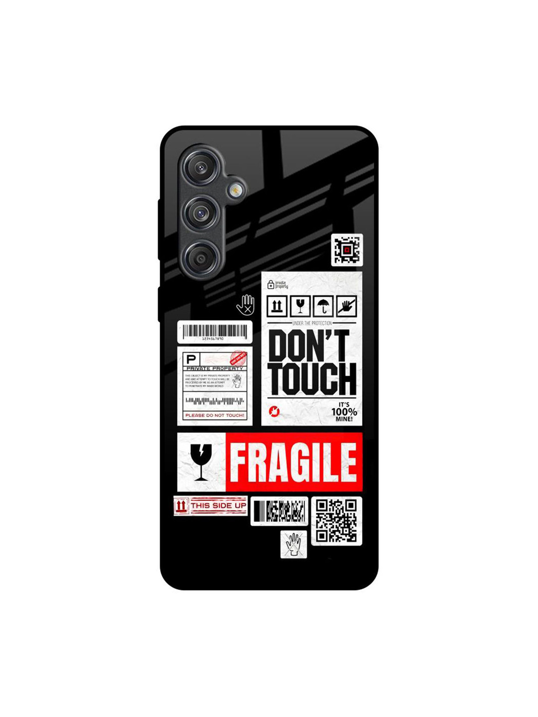 QRIOH Notice Board Printed Sleek & Lightweight Silicone Samsung Galaxy M55 5G Back Case