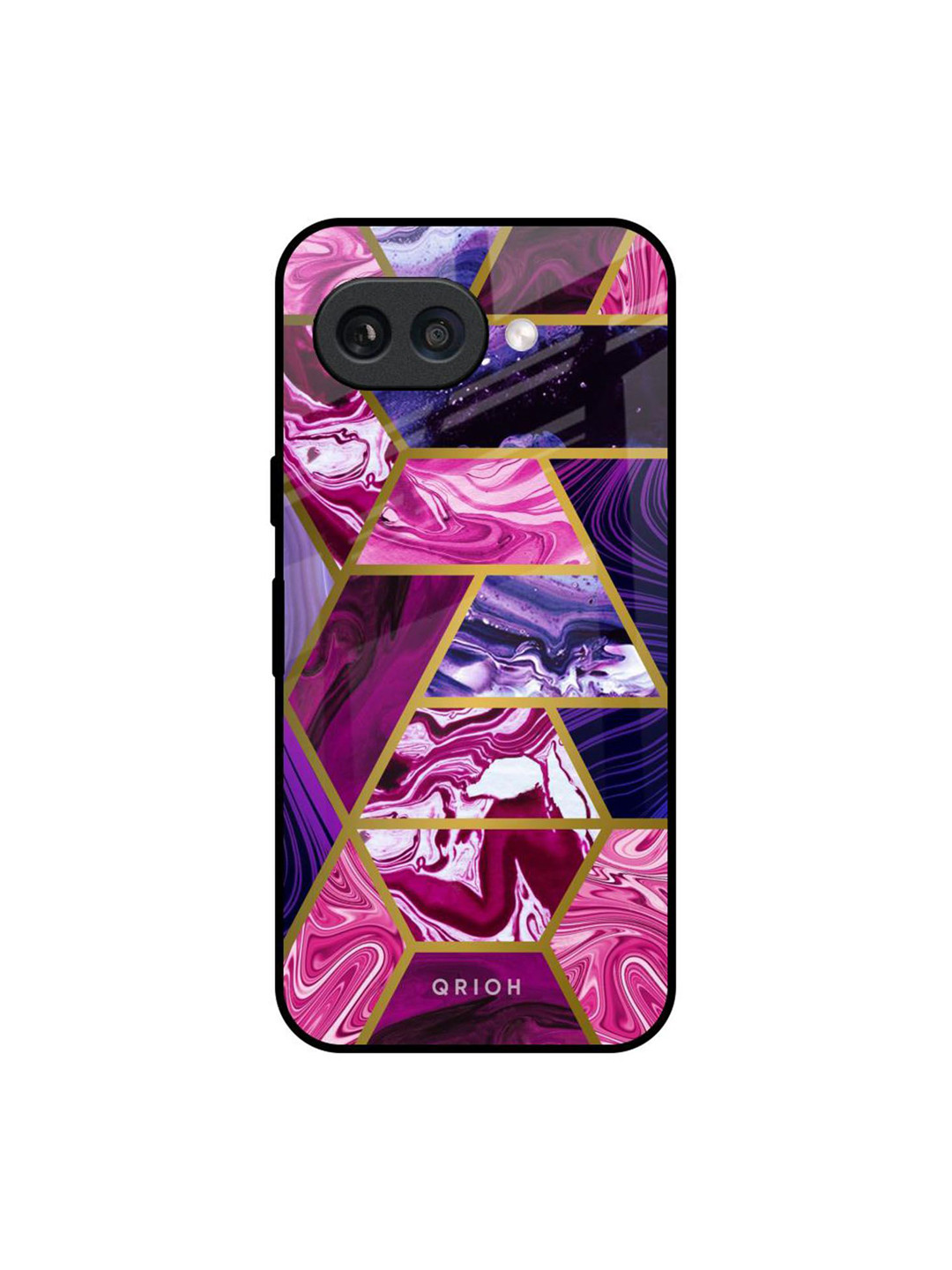 QRIOH Abstract Printed Google Pixel 9A Silicone Back Case