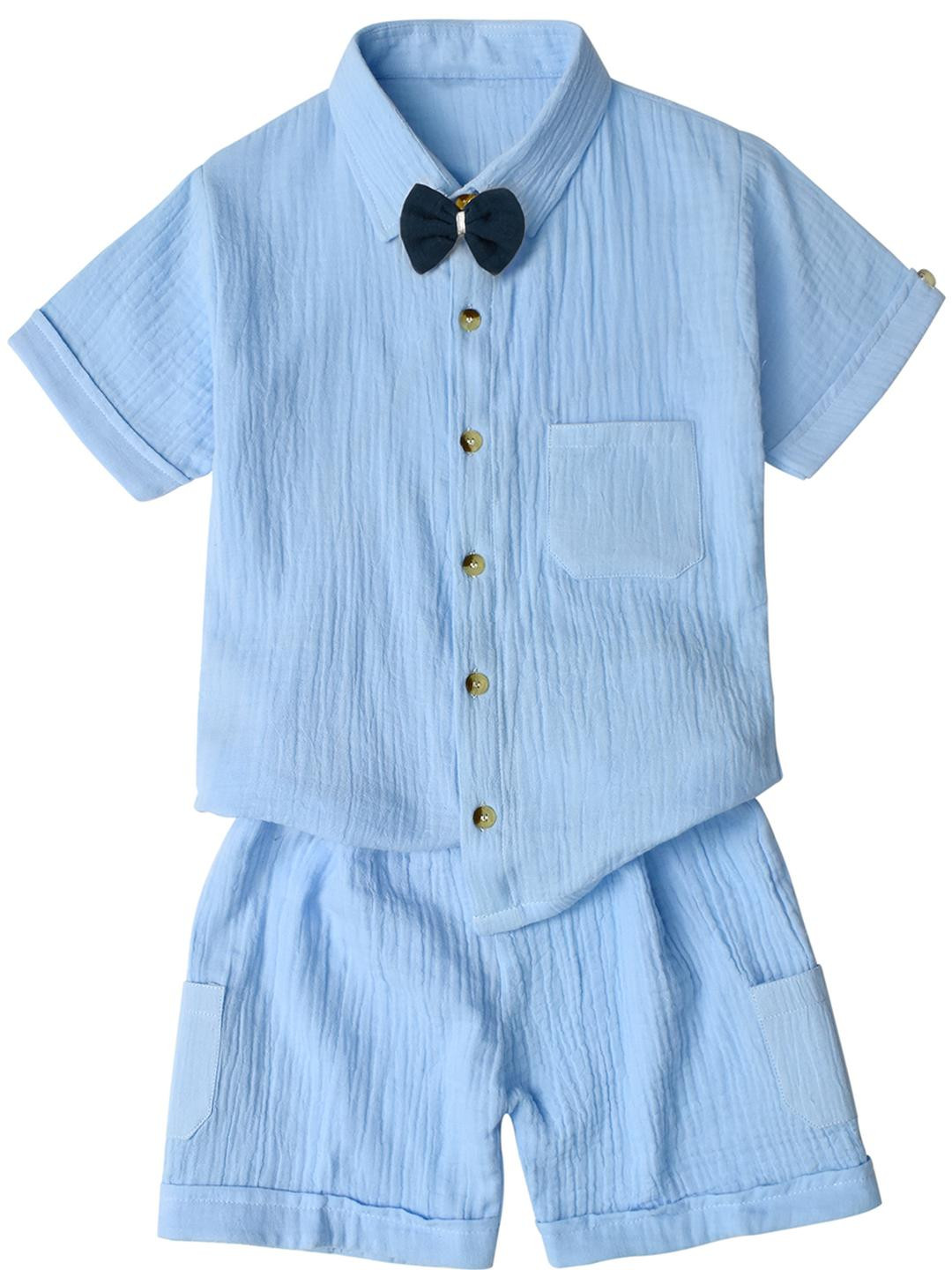 Bold N Elegant Boys Self Design Clothing Set