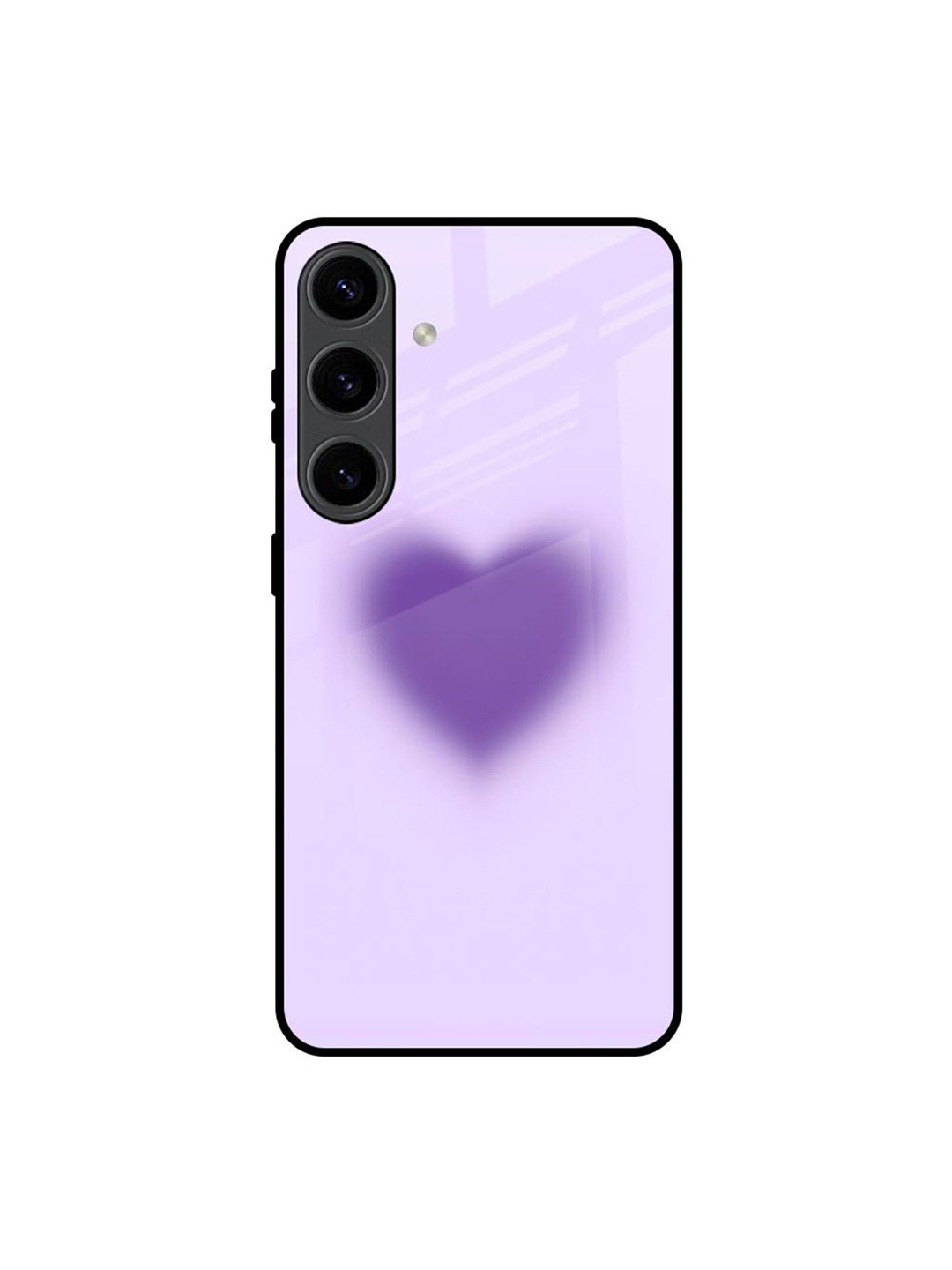 QRIOH Unisex Violet Valentine Printed Samsung Galaxy S24 5G Back Case Mobile Accessories