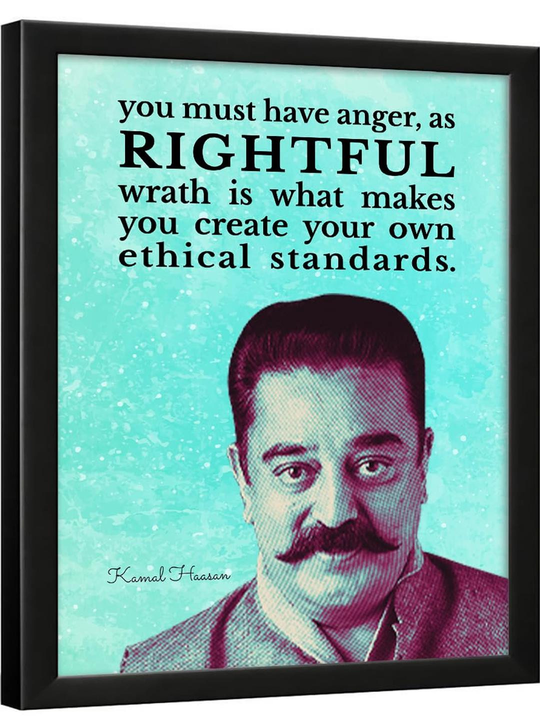 Chaka Chaundh Kamal Haasan Quotes Wall Art