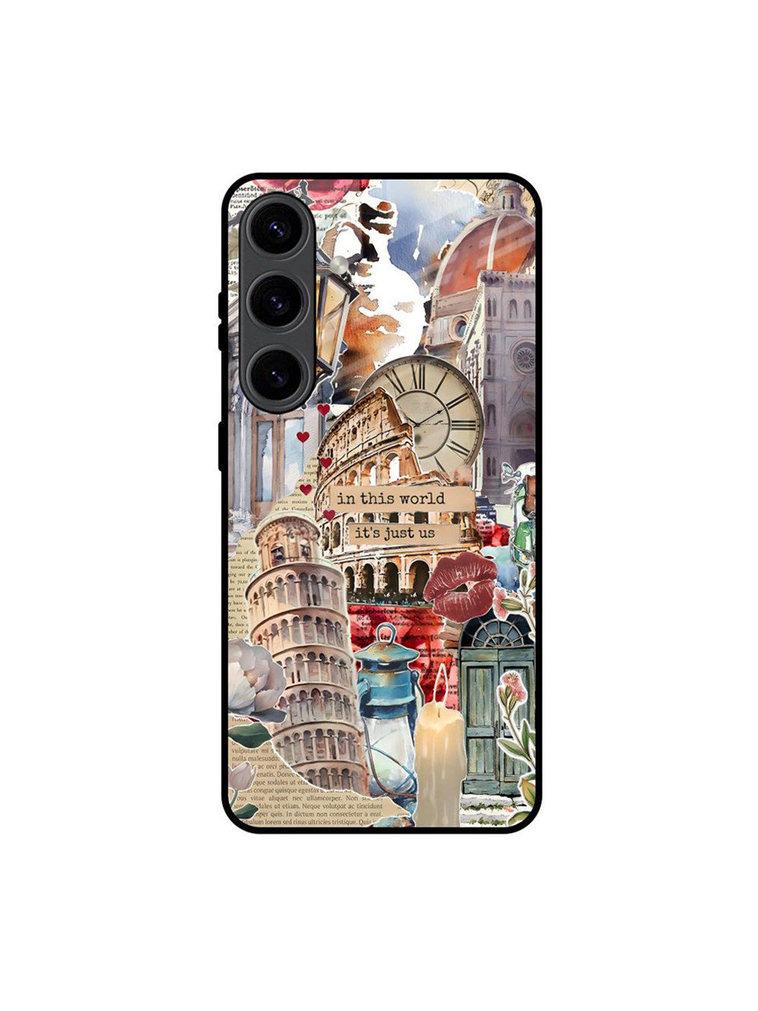 QRIOH Italian Vibes Printed Samsung Galaxy S24 5G Back Case Mobile Accessories
