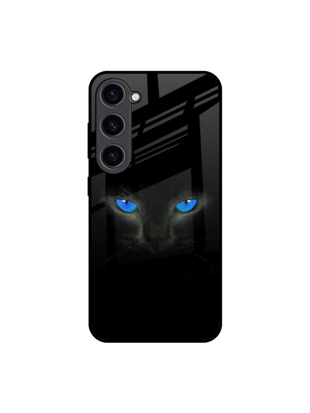 QRIOH Blue Eyes Printed Samsung Galaxy S23 Silicone Back Case