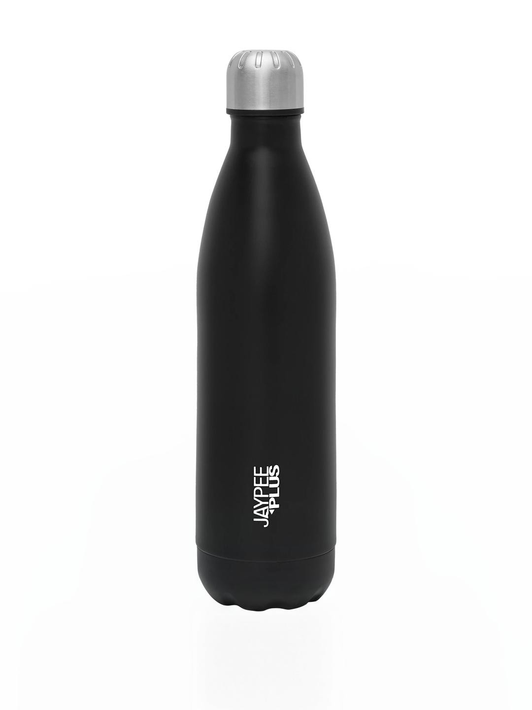 JAYPEE PLUS Alpha Black Stainless Steel Hot & Cold Water Bottle 750ml