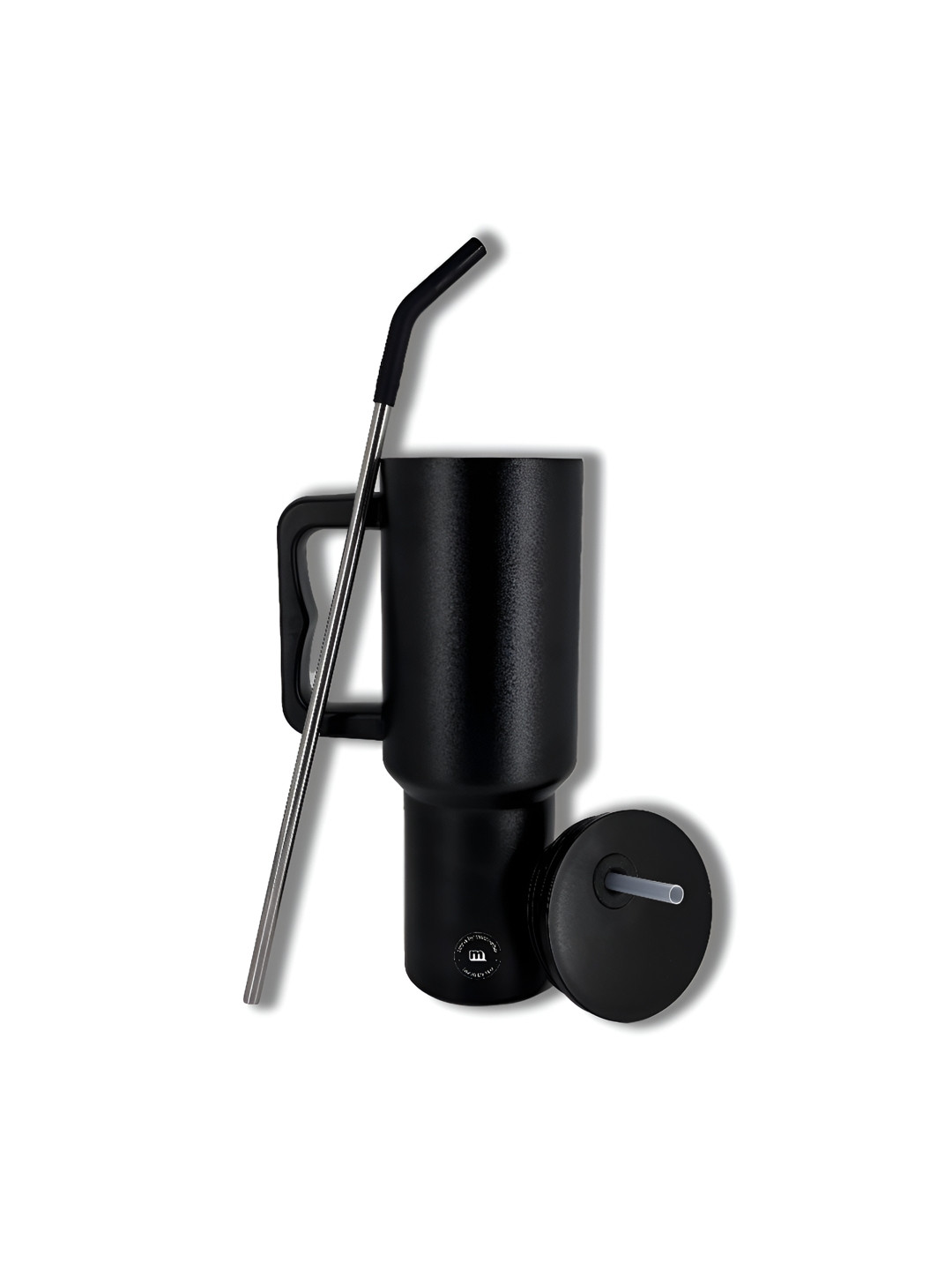 macmerise FOMO Plus Black Stainless Steel Double Wall Vacuum Water Bottle