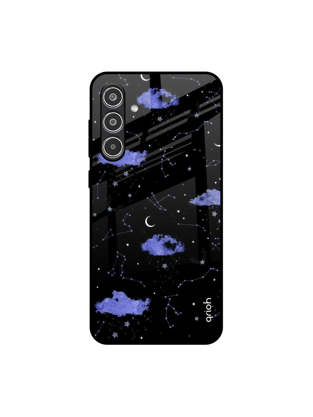 QRIOH Constellations Printed Samsung Galaxy A56 5G Glass Back Case