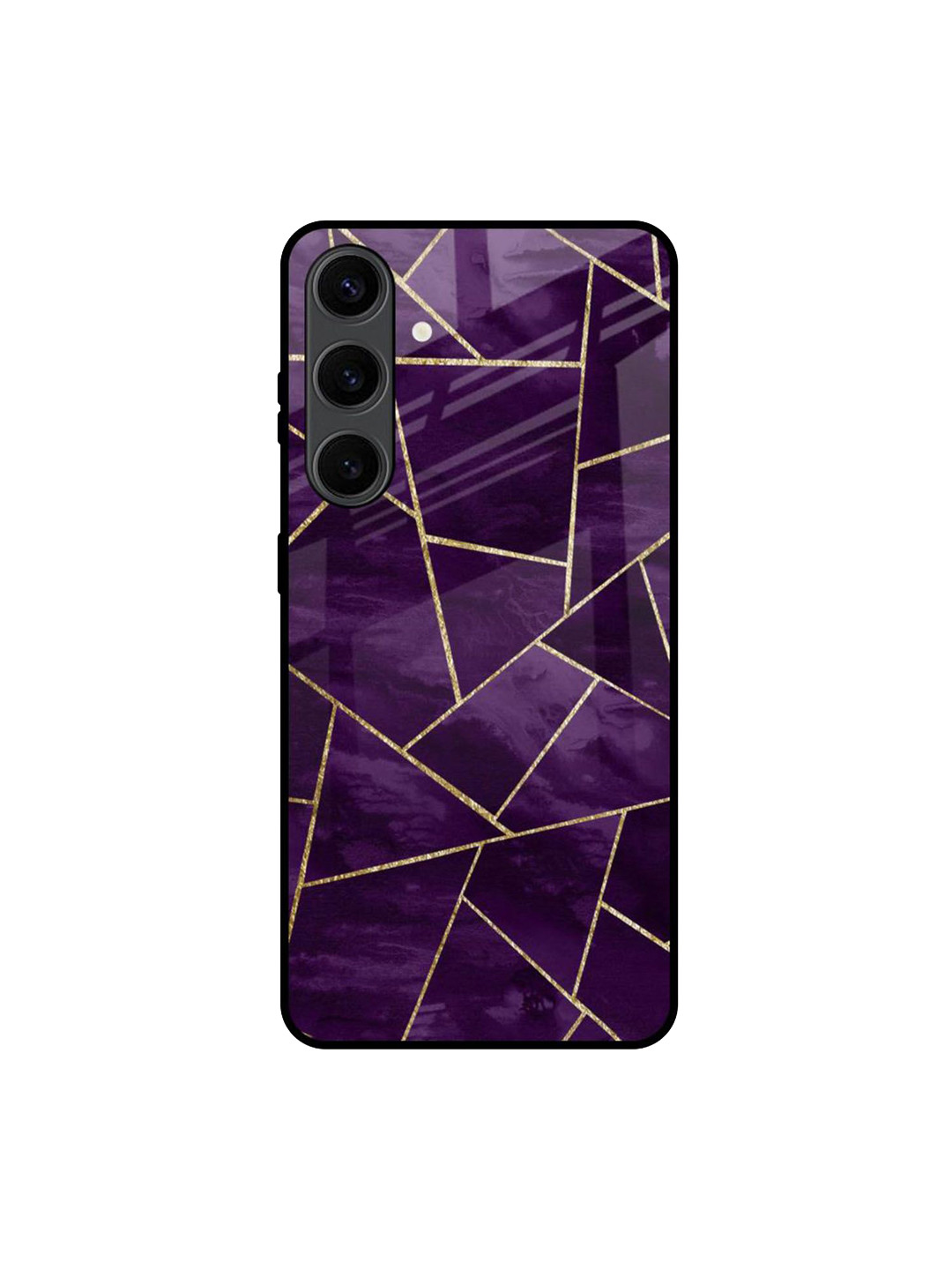 QRIOH Geometric Printed Lightweight Samsung Galaxy S24 Plus Silicone Back Case