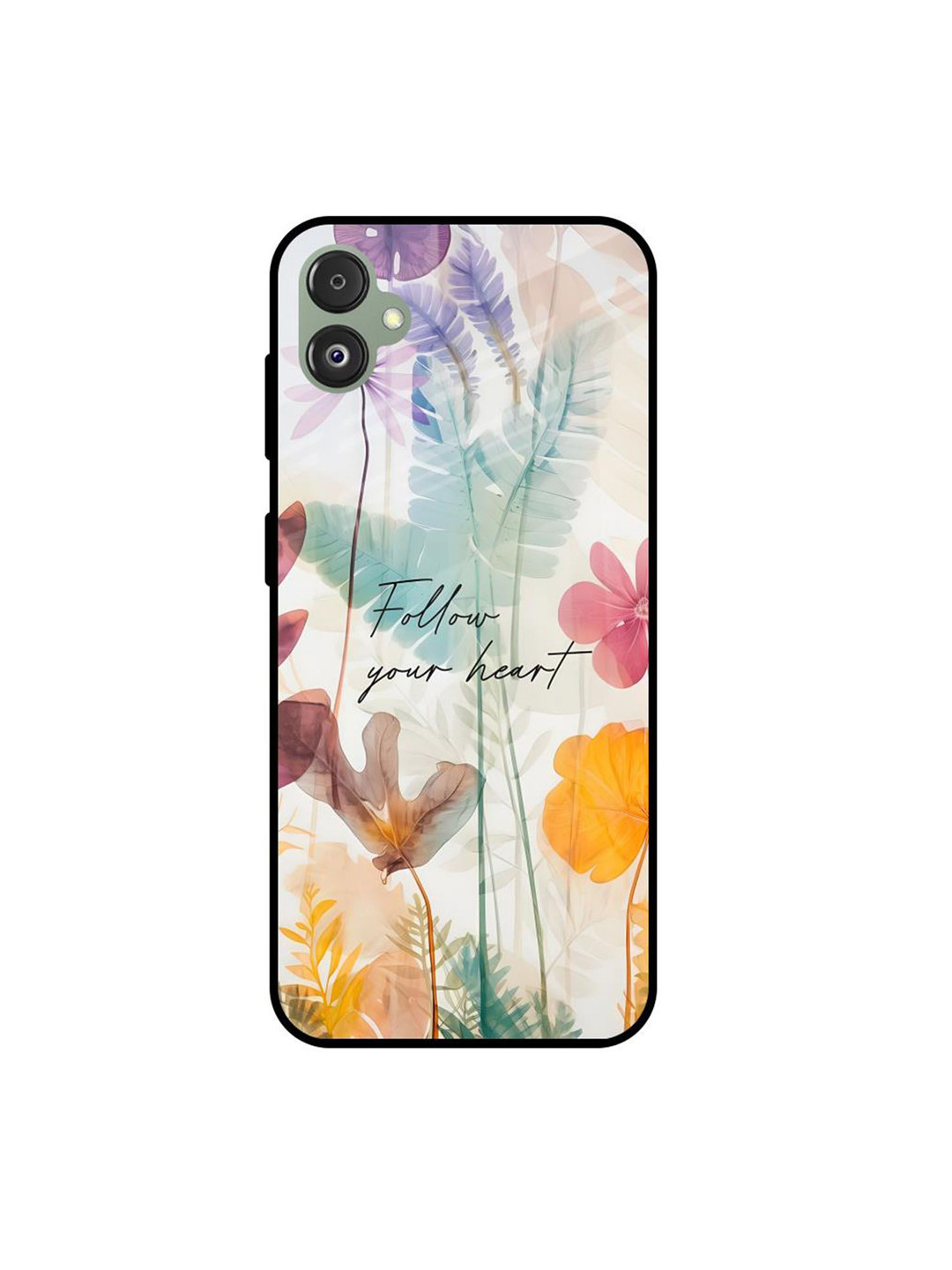 QRIOH Grace Garden Floral Printed Samsung Galaxy F14 5G Silicone Back Case