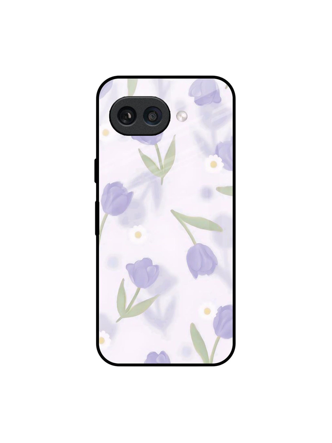 QRIOH Floral Printed Lightweight Google Pixel 9A Silicone Back Case