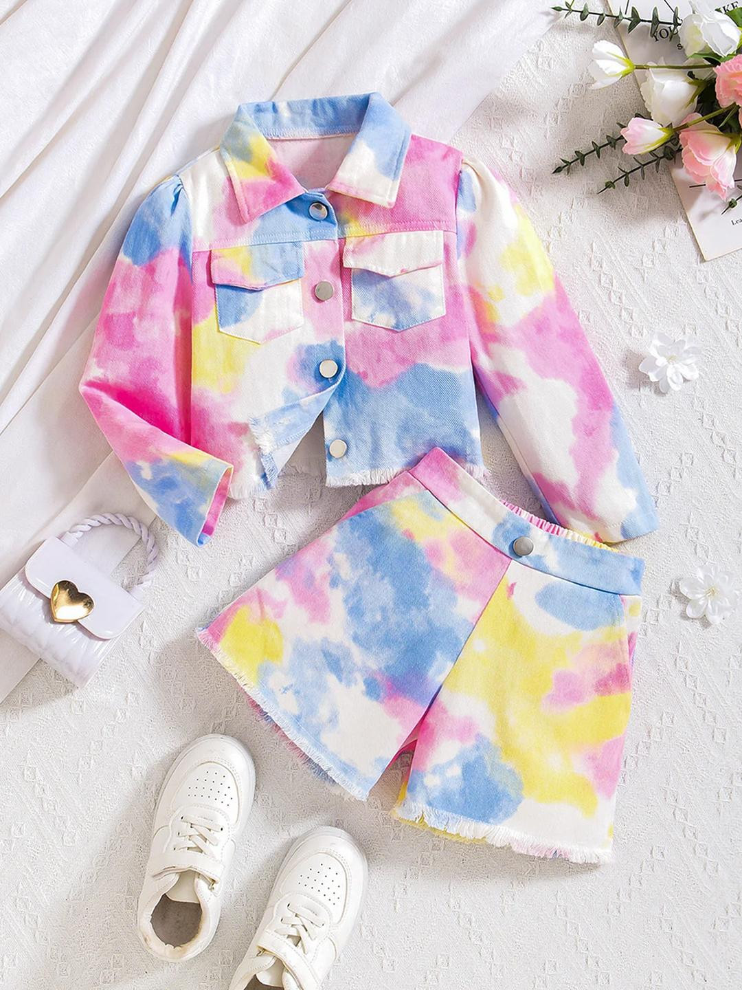 Bold N Elegant Girls Dyed Clothing Set