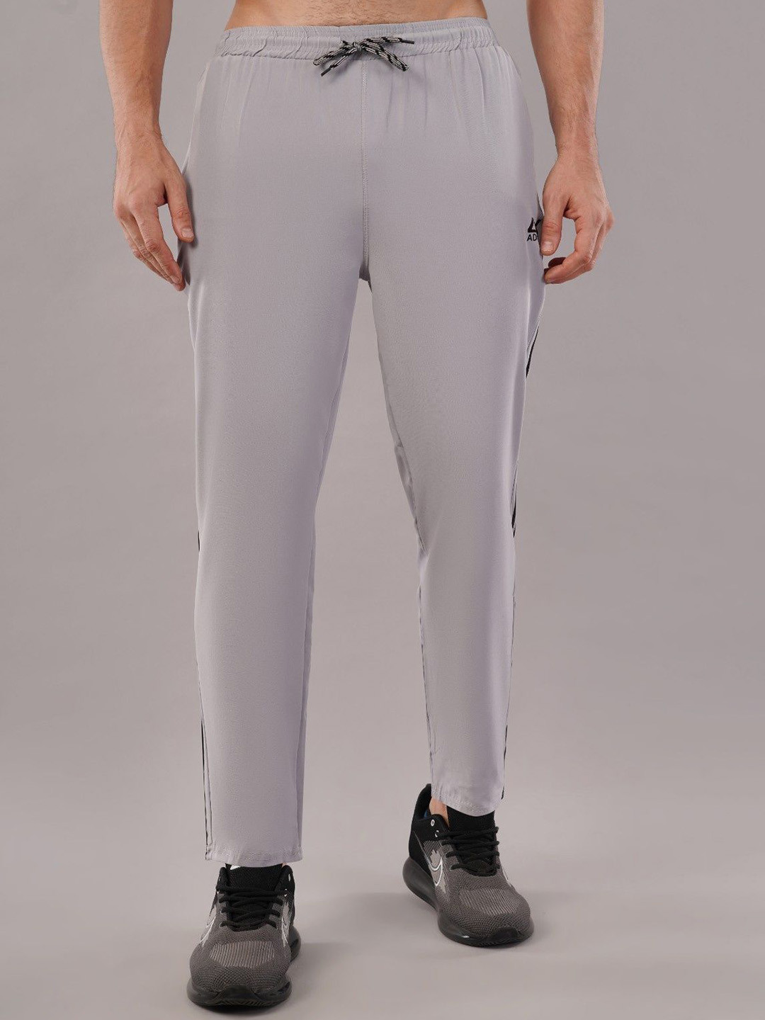 Adore Wear Men Side Striped Tapered-Fit Track Pants