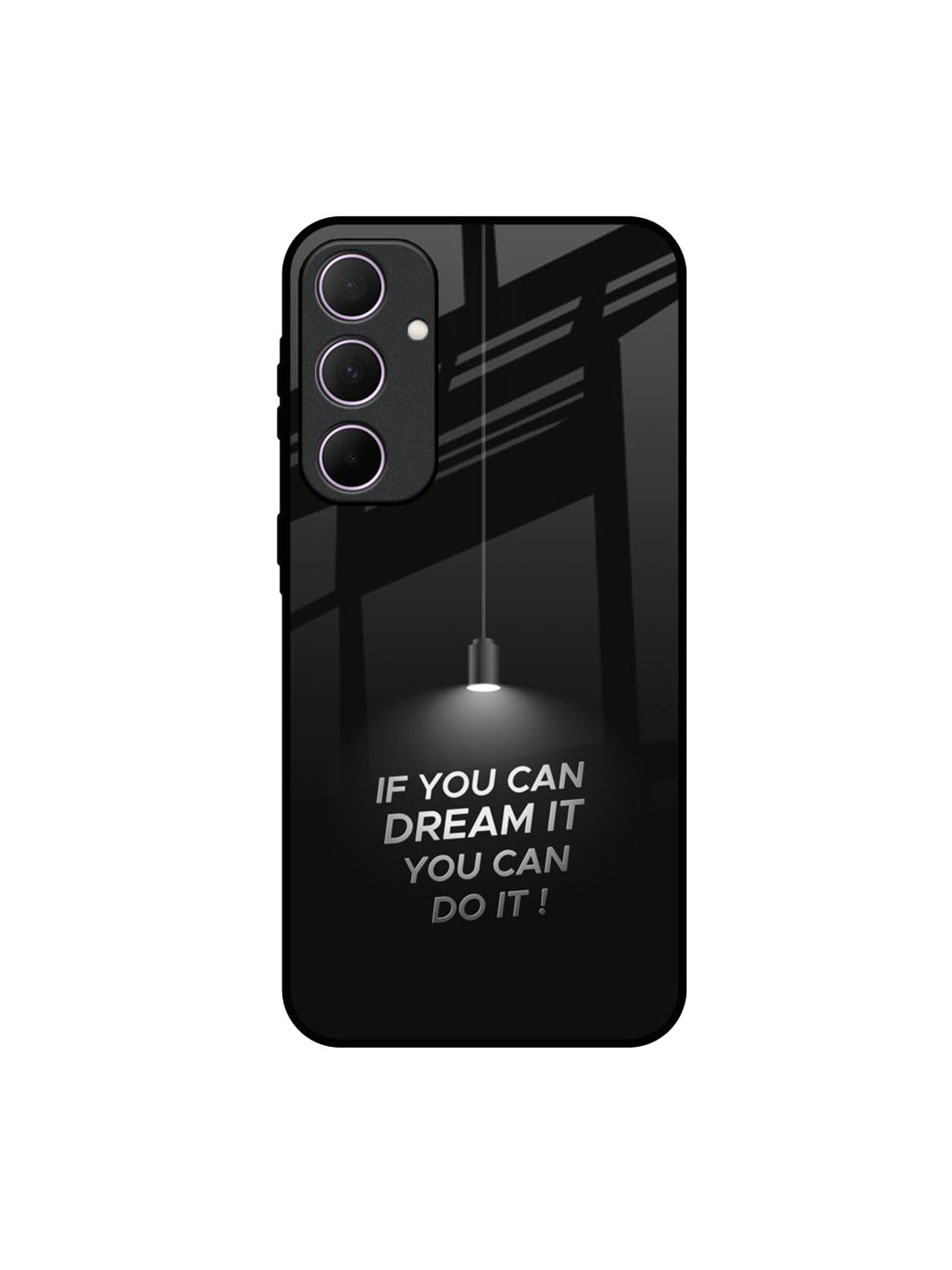 QRIOH Dream Forge Printed Lightweight Silicone Samsung Galaxy A35 5G Glass Back Case