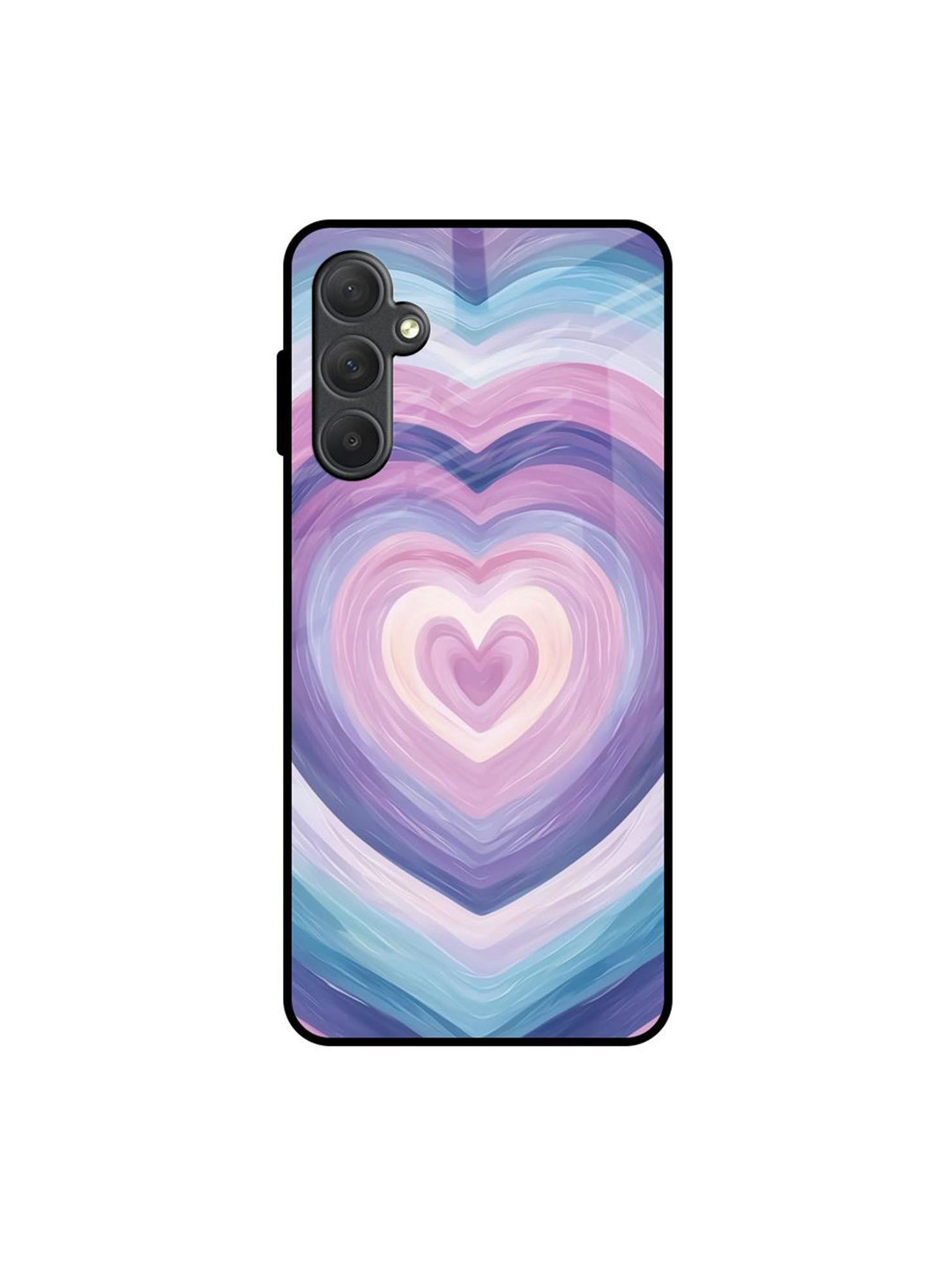 QRIOH Love Splash Printed Samsung Galaxy M54 5G Silicone Back Case Mobile Accessories