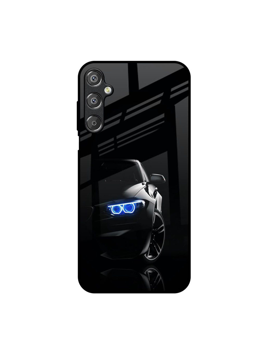 QRIOH Car In Dark Printed Samsung Galaxy M15 5G Silicone Back Case