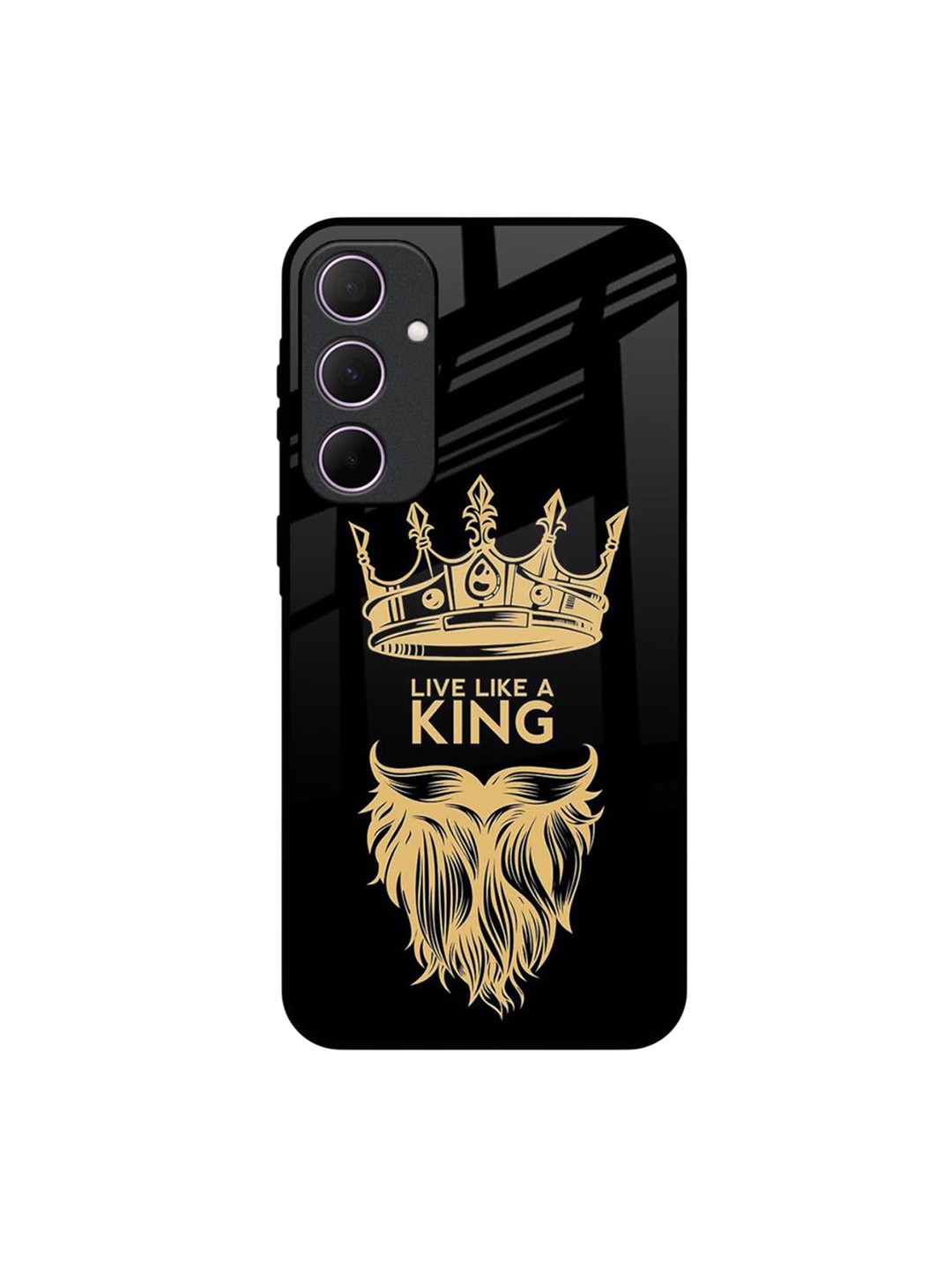 QRIOH King Life Printed Lightweight Samsung Galaxy A35 5G Silicone Back Case