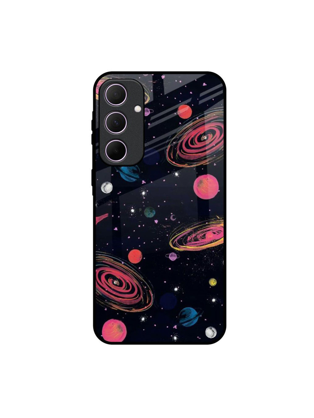 QRIOH Galaxy In Dream Printed Lightweight Samsung Galaxy A35 5G Silicone Back Case