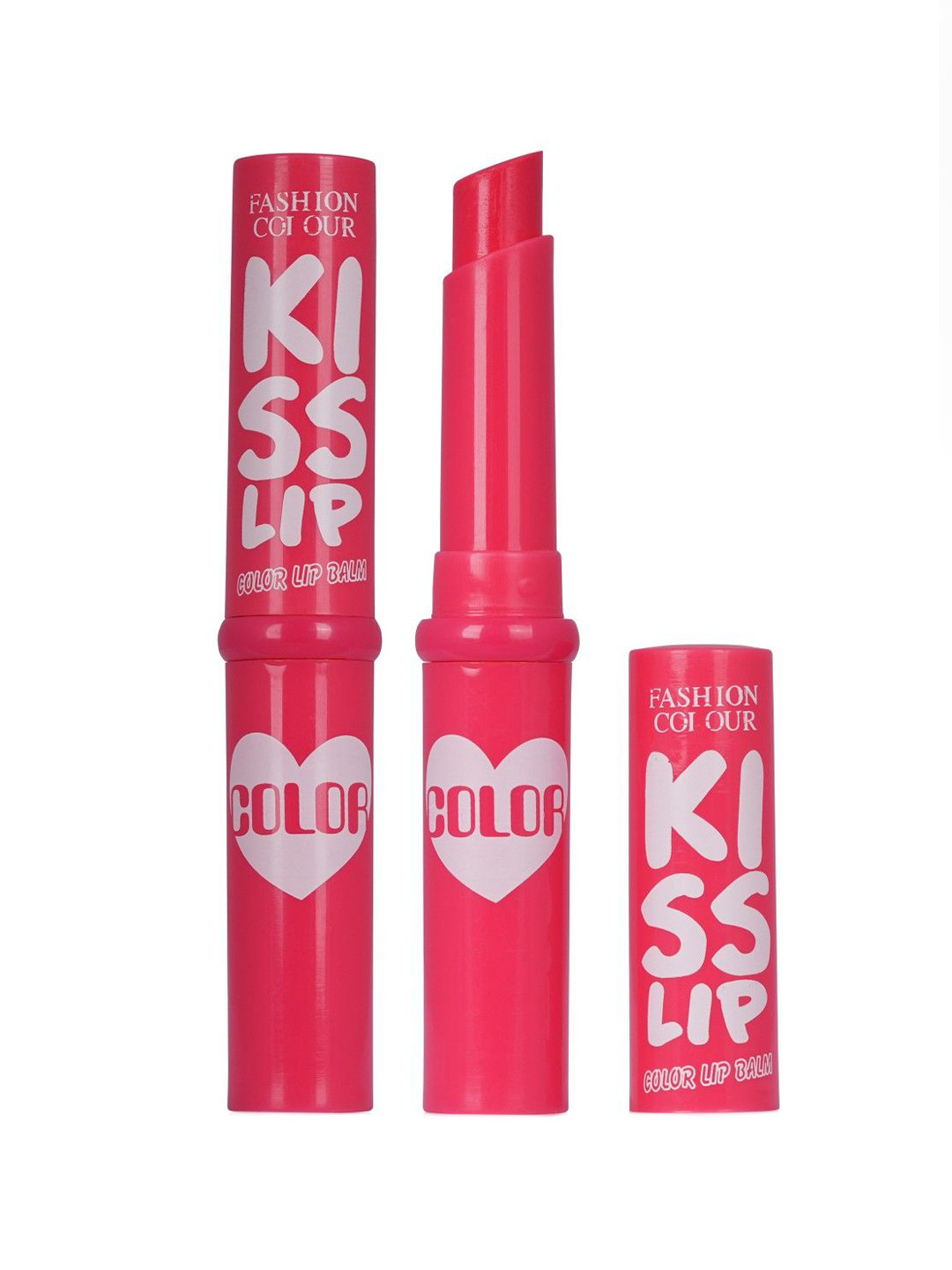 Fashion Colour 2Pcs Kiss Lip Color Hydrating Lip Balm 2g Each - Pink Alert 07