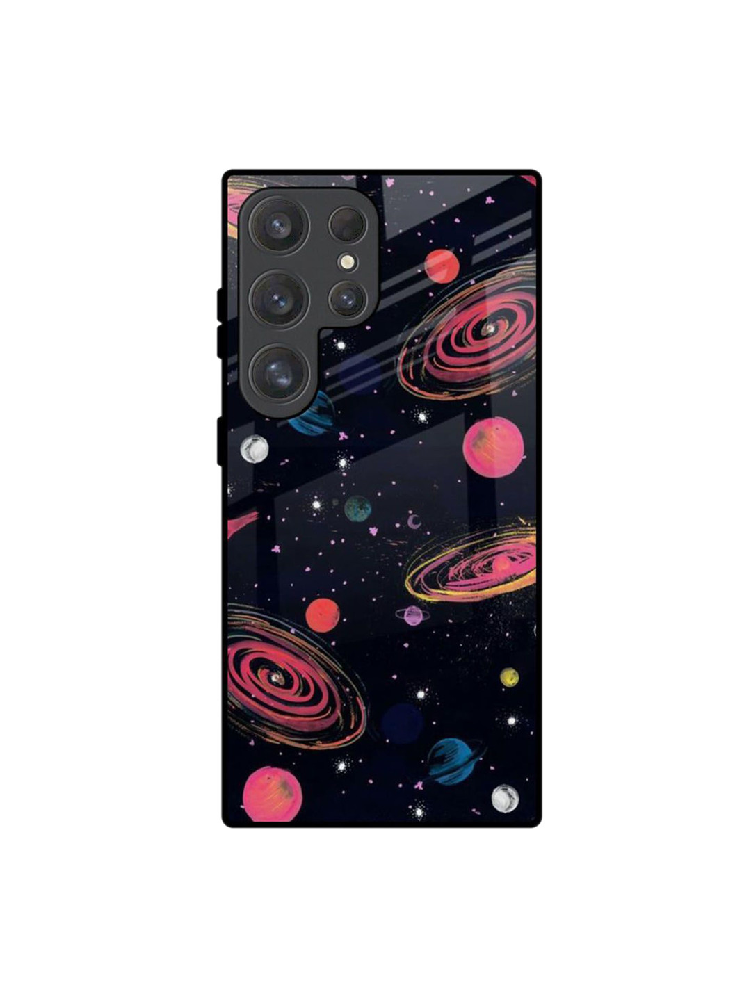 QRIOH Galaxy In Dream Printed Samsung Galaxy S25 Ultra 5G Glass Back Case