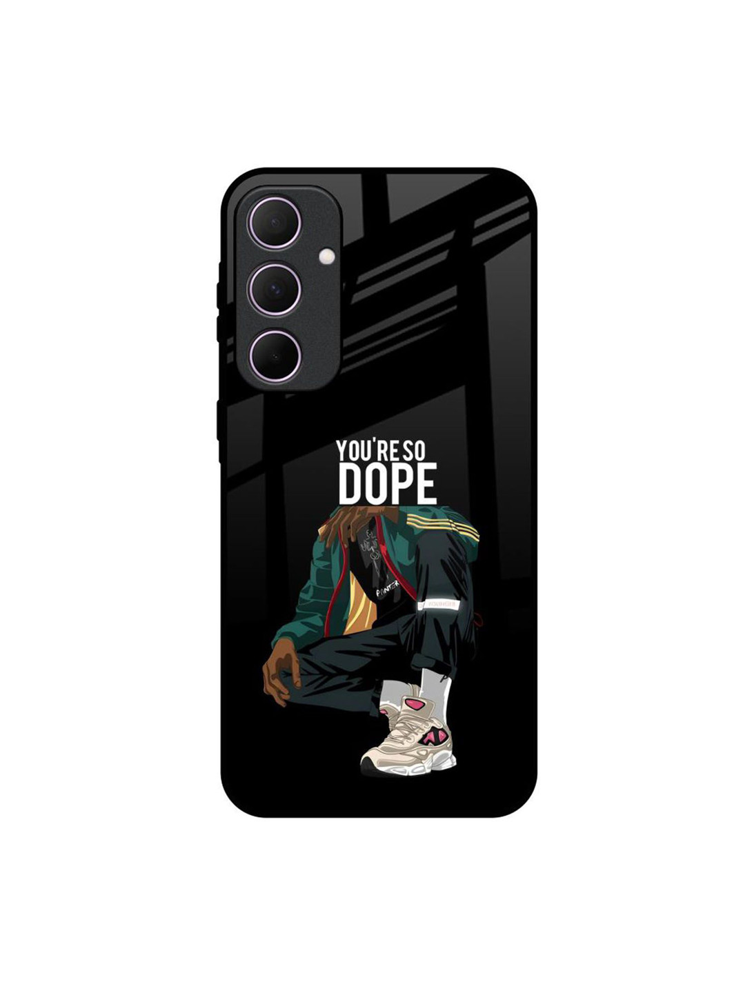 QRIOH Dope Person Quirky Printed Samsung Galaxy A35 5G Silicone Back Case