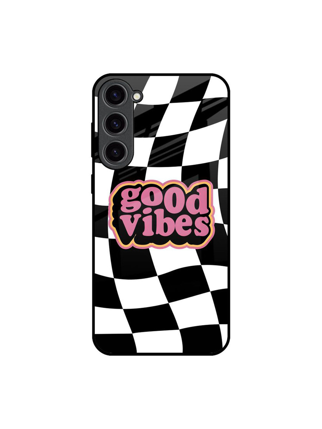 QRIOH Good Vibes Printed Samsung Galaxy S23 Plus 5G Silicone Back Case Mobile Accessories